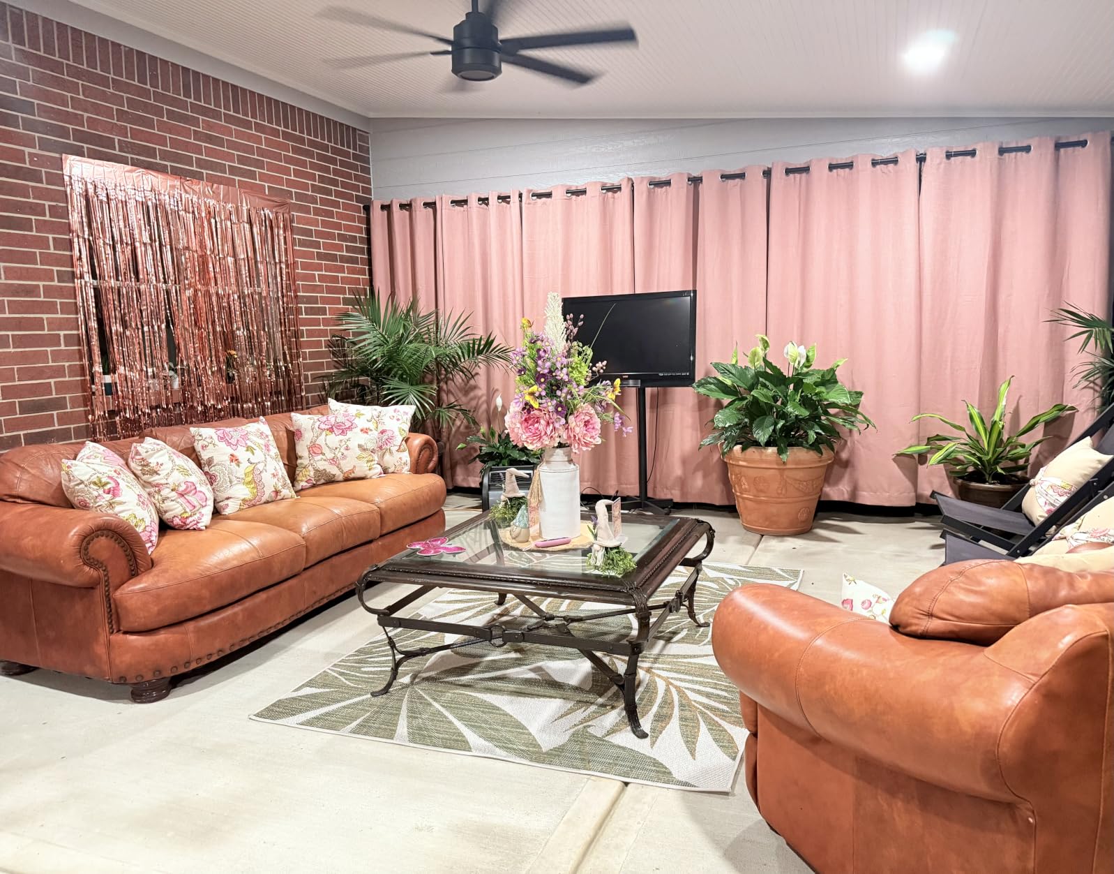 Heavy Duty Extra Long Curtain Rods 144-240 Inches, Adjustable for 12-20ft Large Windows & Sliding Doors - 1