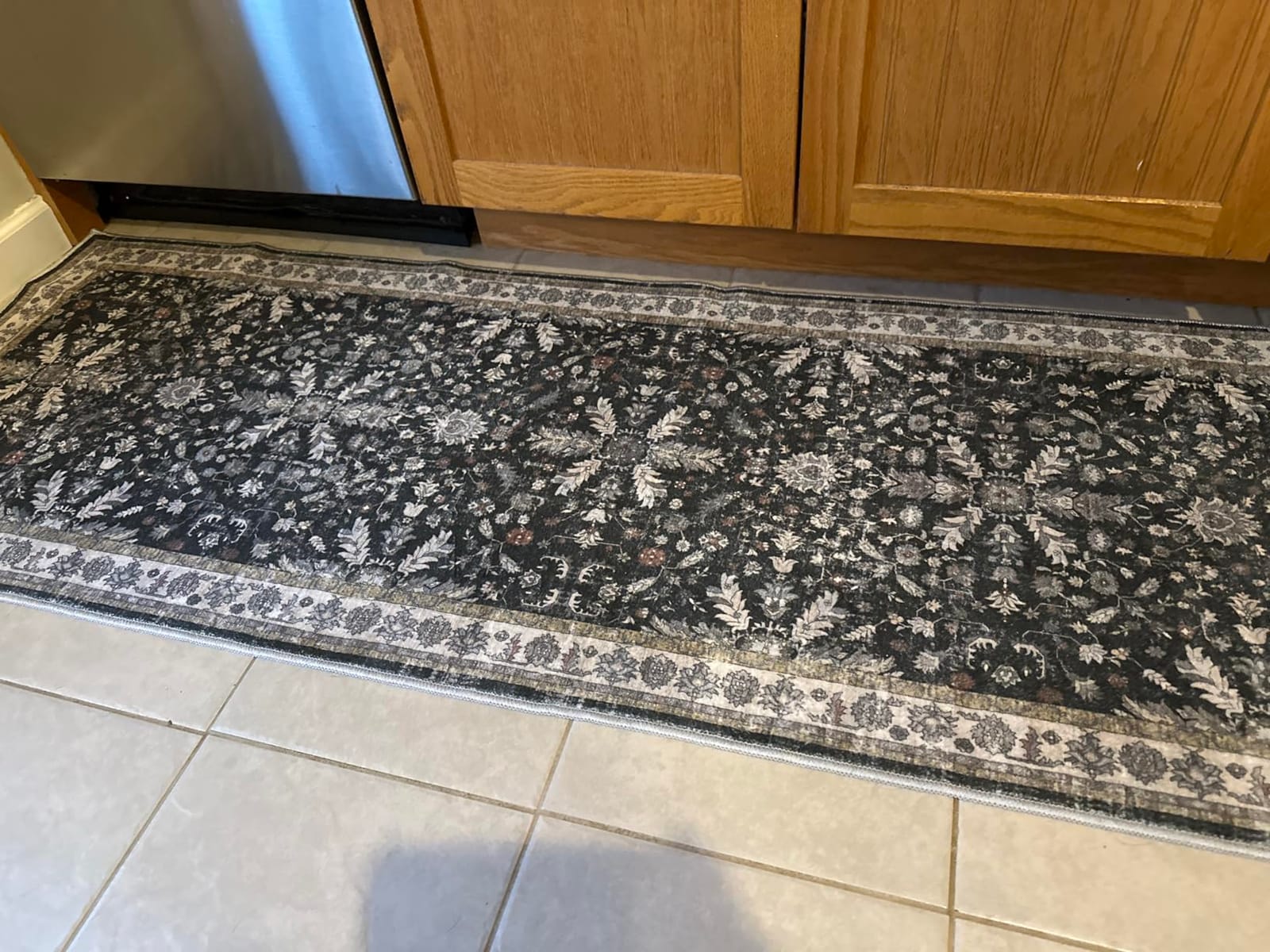 3-Piece Kitchen Rug Set of 3 with Runner - Non-Slip Washable Boho Kitchen Mats customer photo 1