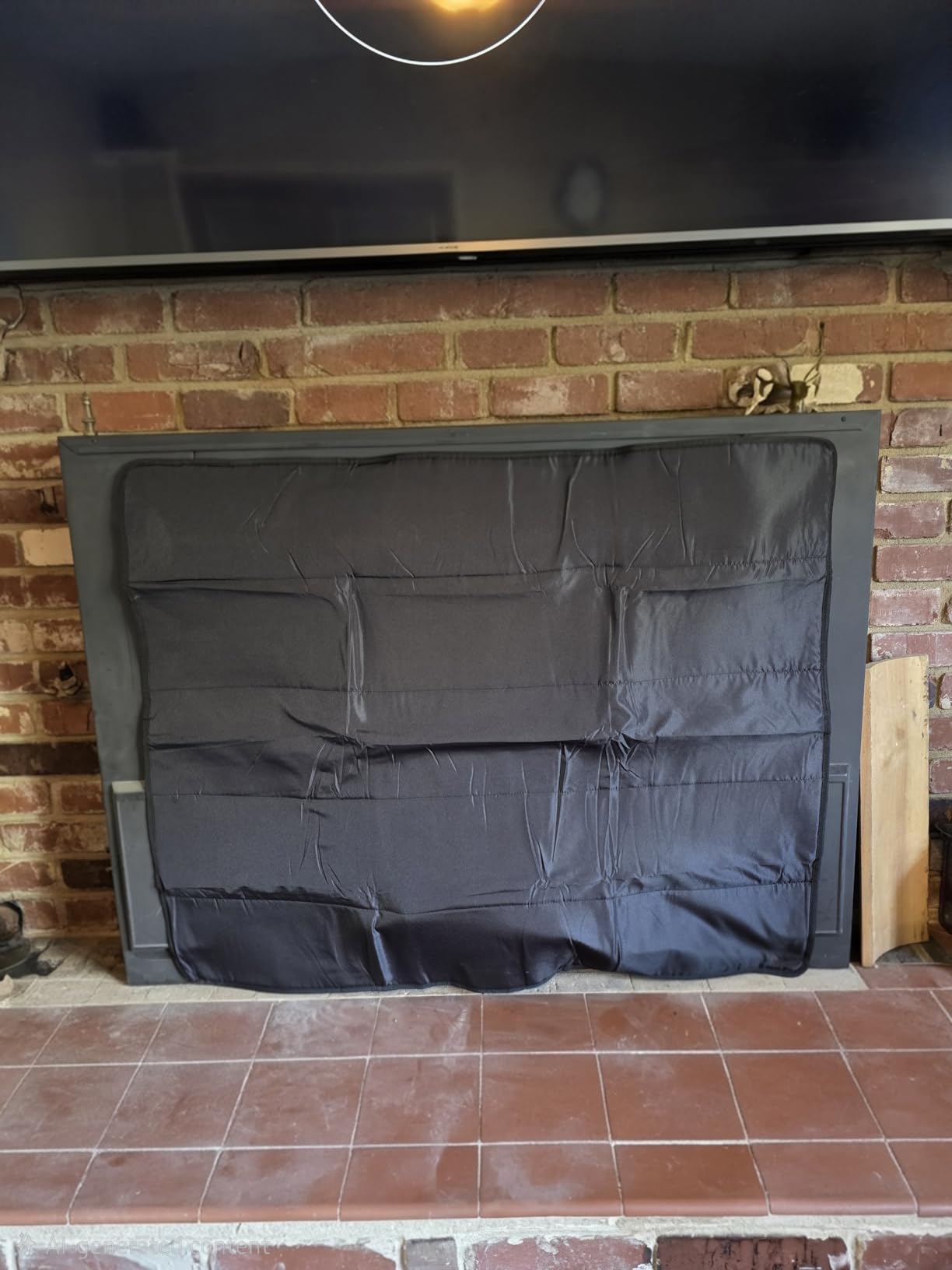 PAWBOSE Magnetic Fireplace Cover - Stop Heat Loss & Keep Drafts Out customer photo 2