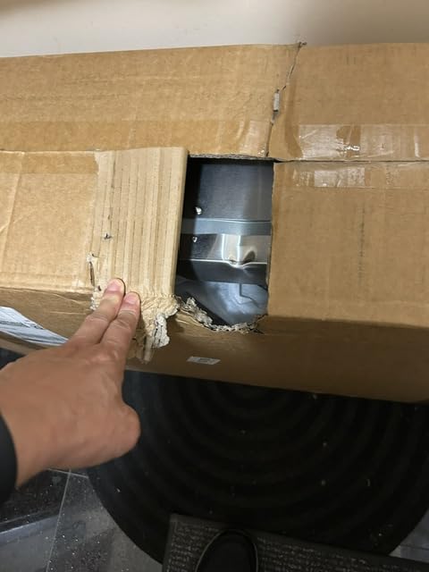 36 inch Island Range Hood 1200 CFM Stainless Steel Ceiling Mount Vent Hoods | 4-Speed Gesture Sensing & Touch Control, Ducted/Ductless, 4 LED Lights, Timer, Dishwasher-Safe Filters, for Kitchen Stove customer photo 2