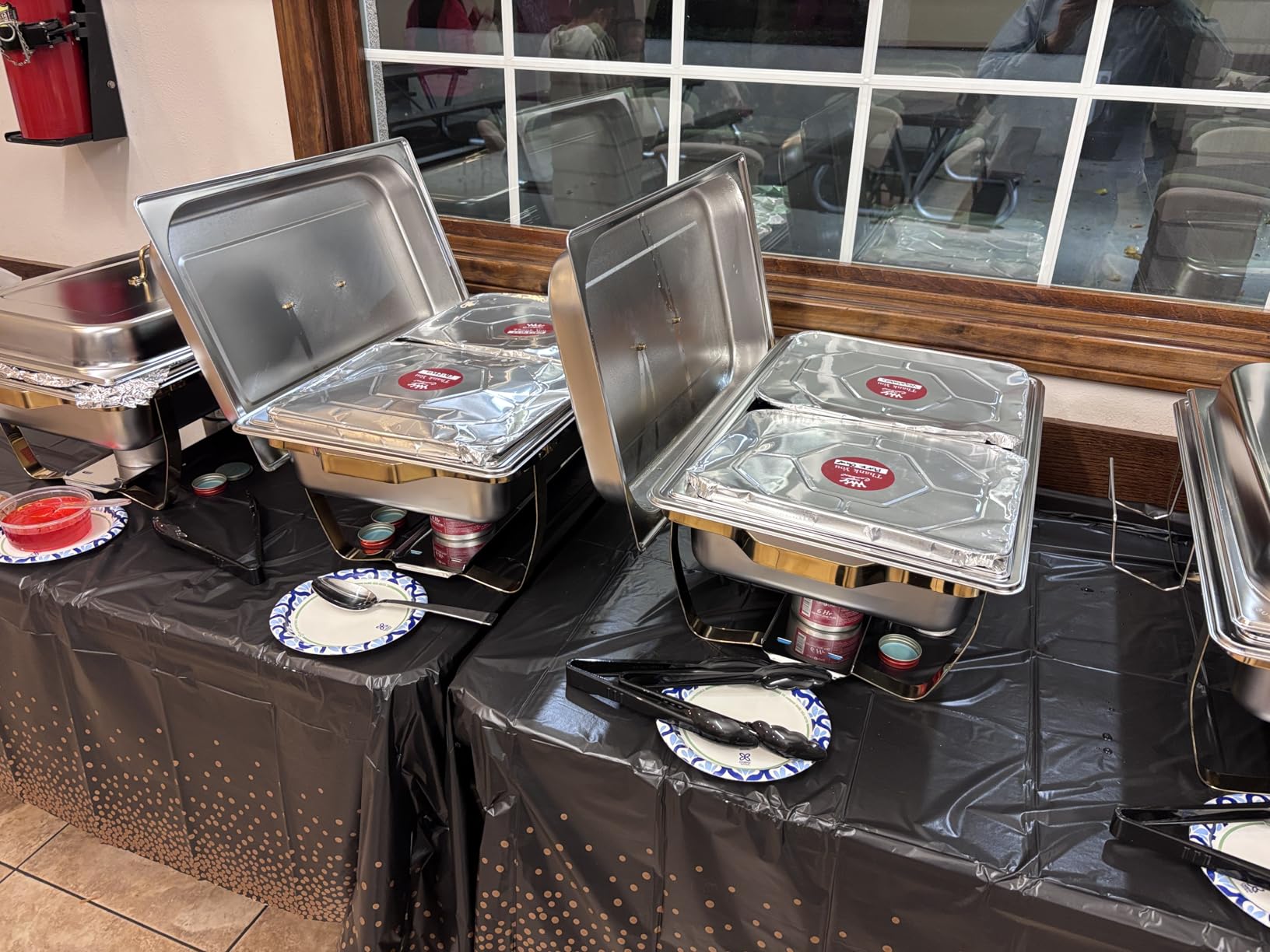 CAMMOO 9QT Gold Chafing Dishes, 4 Pack 18/8 Stainless Steel | 18/8 (304) Stainless Steel Food Pans and Lids Resist Rust and Clean Easily After Buffet, Party and Catering Service customer photo 1