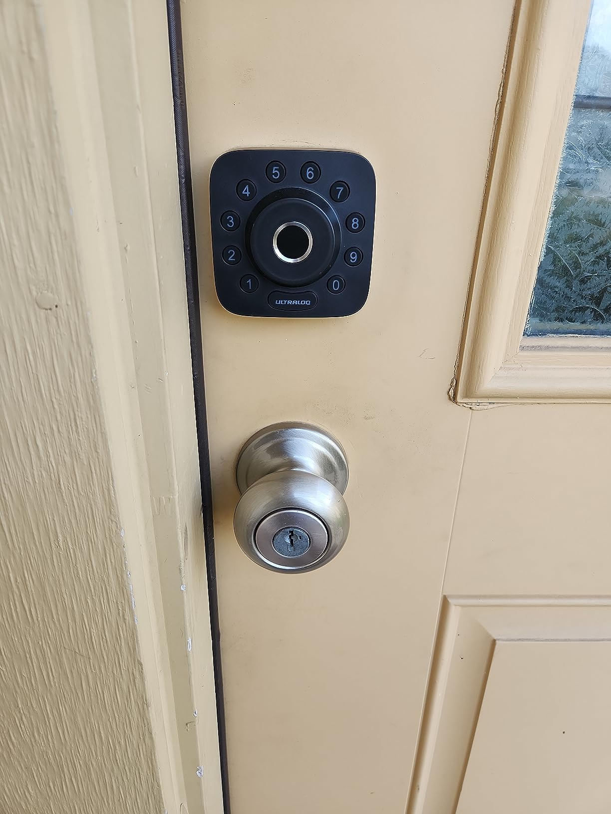 ULTRALOQ Bolt SE Wi-Fi Smart Lock, Matter Over Thread, App Remote Access | Works with Apple Home, Alexa, Google, Smart Door Locks for Front Door with Fingerprint ID, App, Code, Auto Lock, Deadbolt customer photo 2