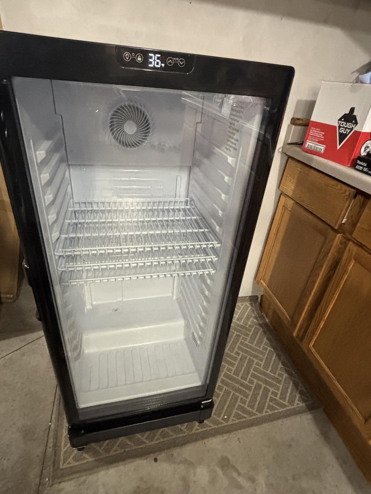 7 Cu.Ft Commercial Beverage Refrigerator with Glass Door, Double-Tempered Glass, Outdoor/Indoor Use, Bar/Office/Restaurant, Energy Efficient, Adjustable Shelving, Secure Lock customer photo 2