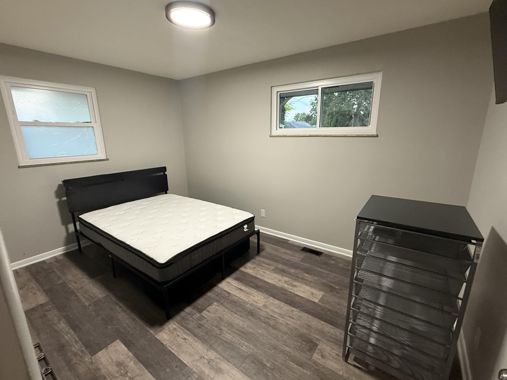 Forestell Twin Bed Frame with Wood Headboard, 2 Storage Drawers & Shelf | Built-in Charging Station & LED Lights, Metal Support, No Box Spring Needed, noise-free, easy assembly, Smart RGB, USB+Type-C customer photo 2