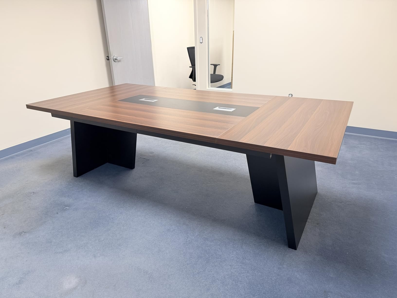 Tribesigns 8ft Conference Table, Large Office Conference Table for 8-10 Person, Business Seminar Furniture for Conference Room customer photo 2