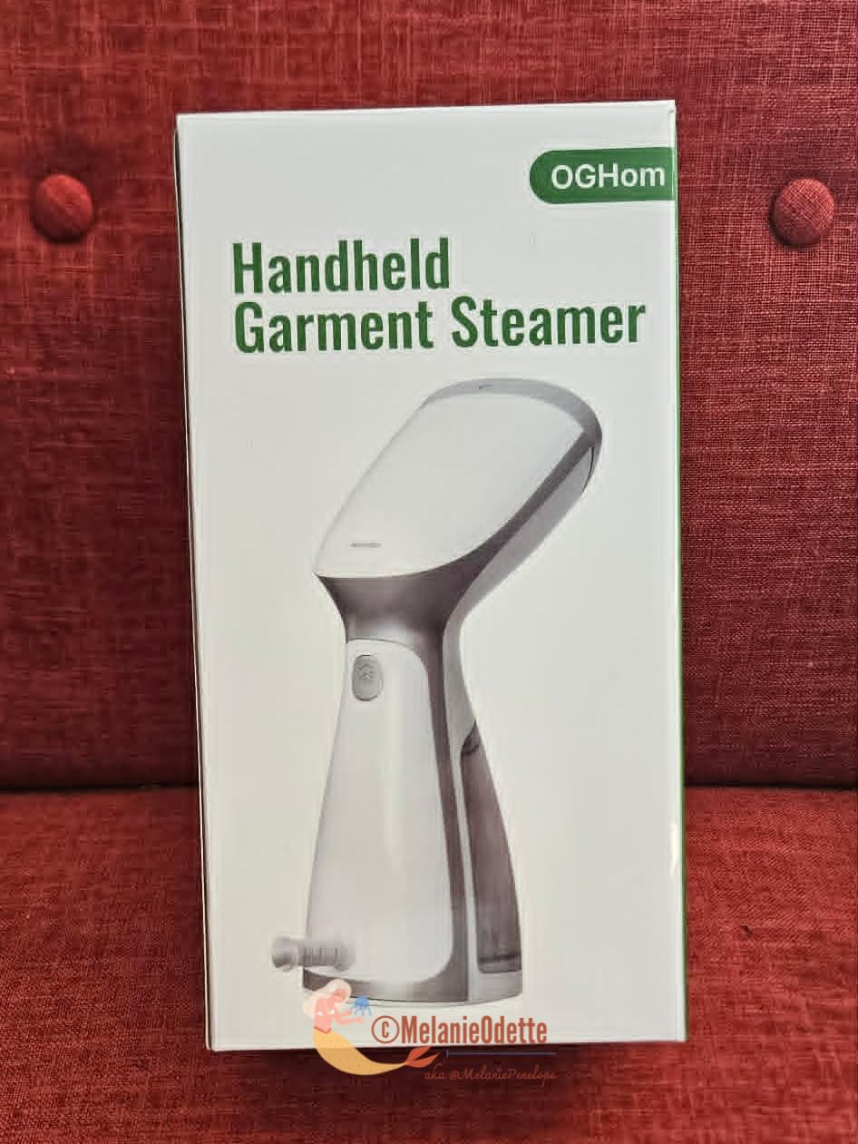 OGHom Portable Travel Handheld Steamer for Clothes, Garment Wrinkle Remover | White, 1000W Strong Penetrating Fabric Steamer, 150ML Water Tank, for Home, Office, Travel (ONLY FOR 120V) customer photo 1