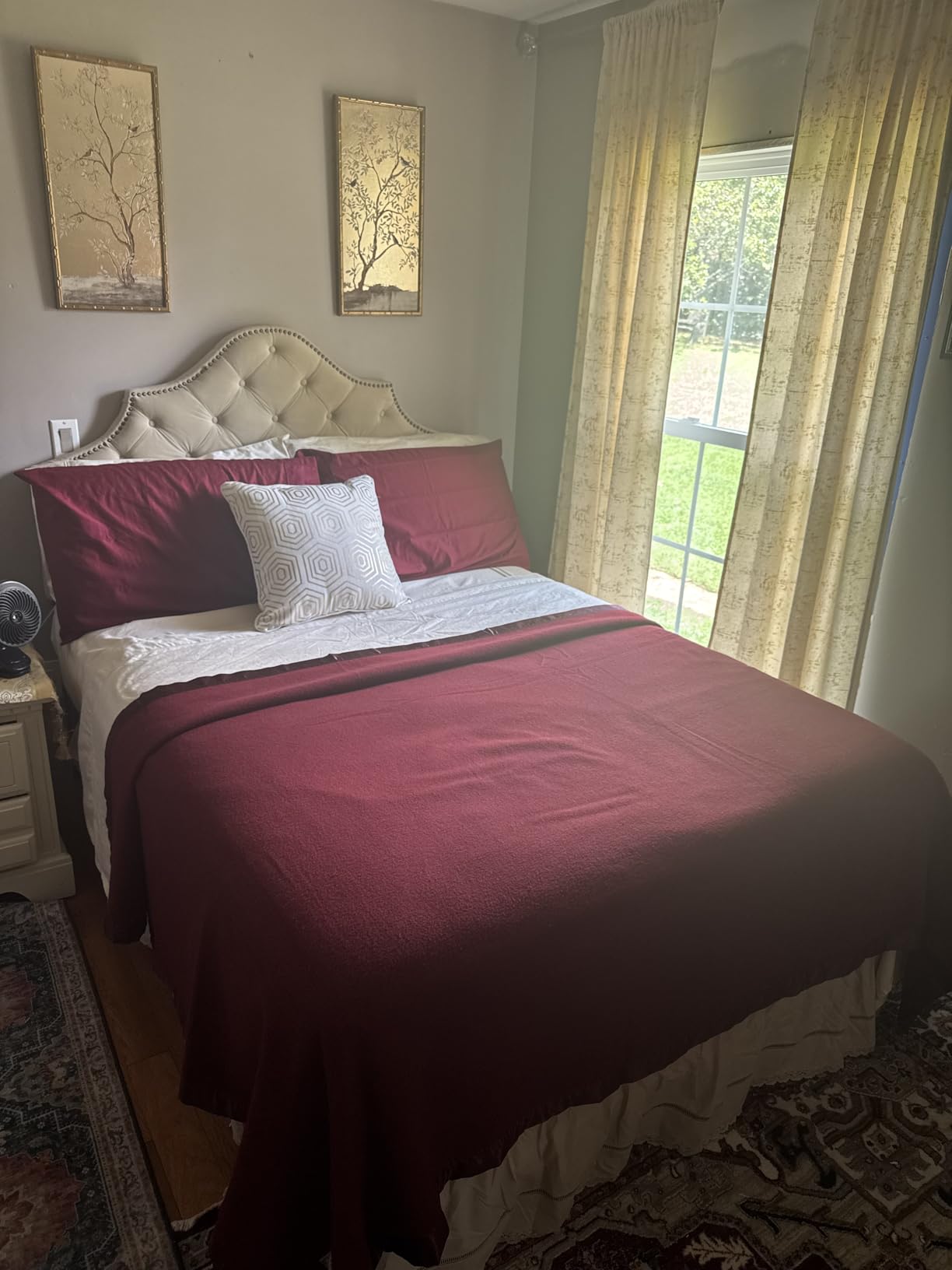100% Egyptian Cotton Sheets King Size - Naturally Cooling & Breathable 4 Piece Silky Sateen Weave King Size Sheets Set, Ultra-Soft & Durable Hotel Luxury Sheets with 15