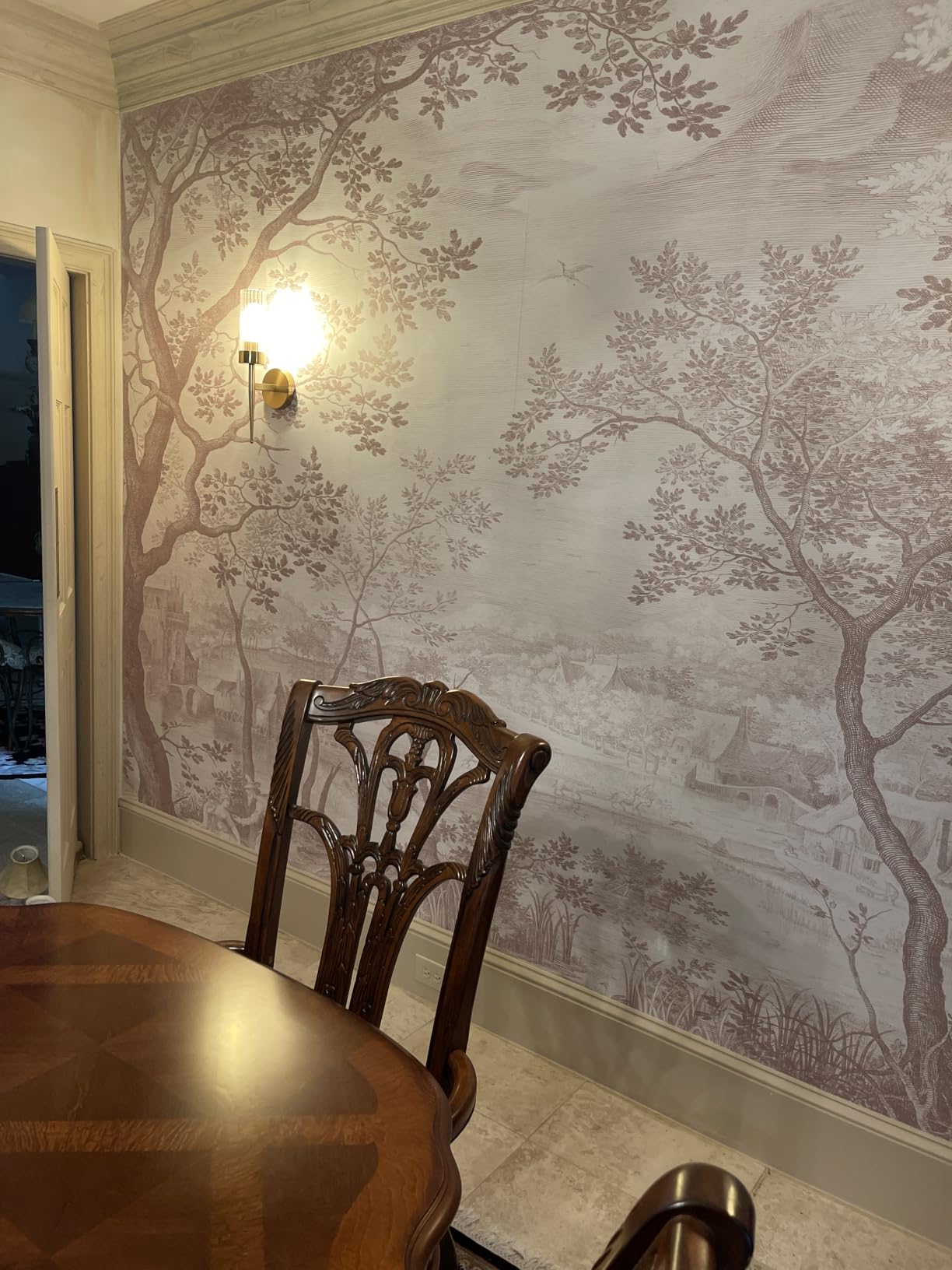 3D Relief Floral Peel and Stick Mural Wallpaper Magnolia Wall Mural | 137