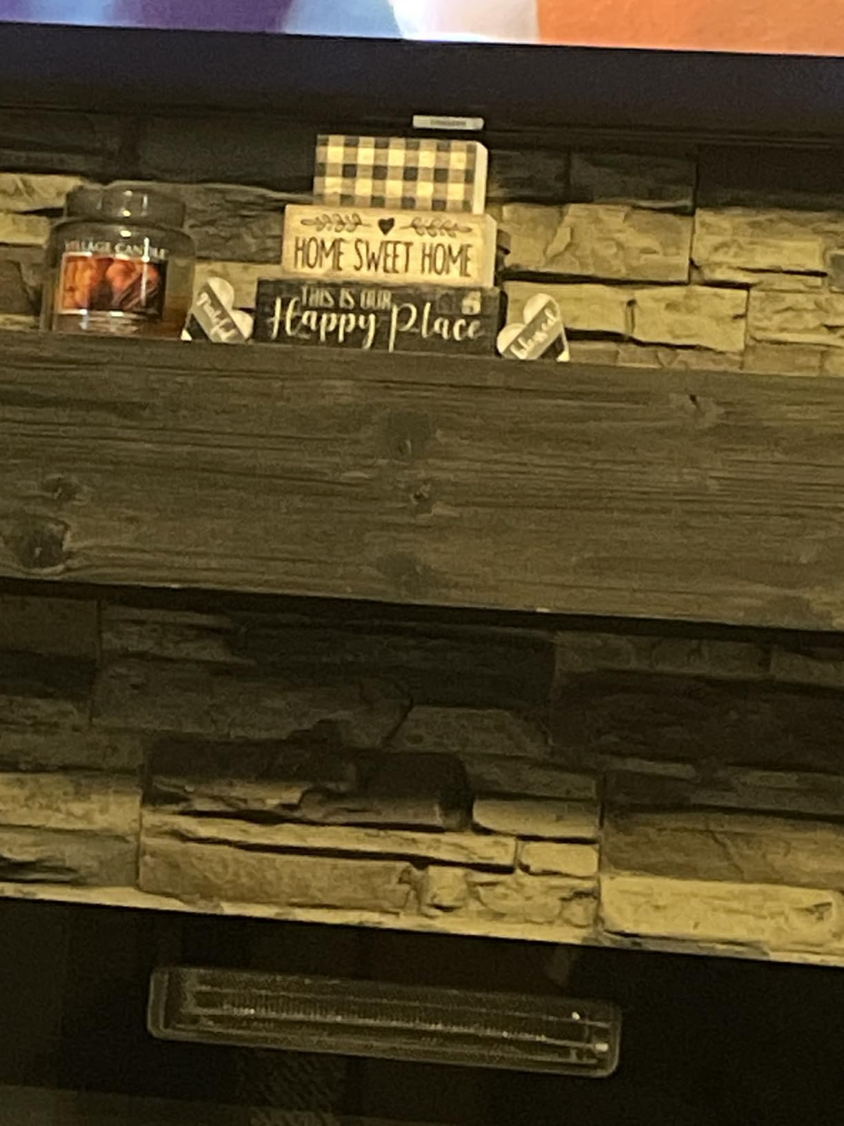 Moucuny 4 Pcs Easter Bunny Wood Signs Farmhouse Tiered Tray Table Decor | Rustic Centerpiece with Rabbit Topper, Stackable for Kitchen Shelf Bathroom Laundry, Farmhouse Spring Tabletop Gift customer photo 1