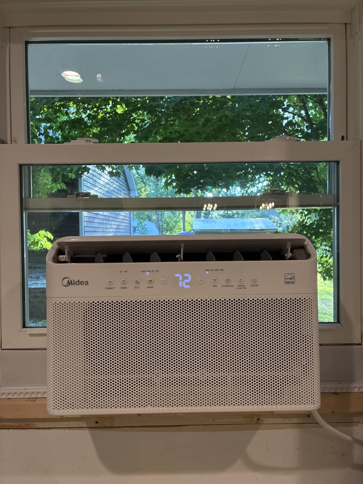Midea 12,000 BTU U Shaped Window Air Conditioner, Cools up to 550 Sq Ft | Ultra Quiet U-Shaped Design, Inverter Control, Open Window Flexibility, Alexa/Google Assistant, 37% Energy Savings, 2026 New customer photo 1