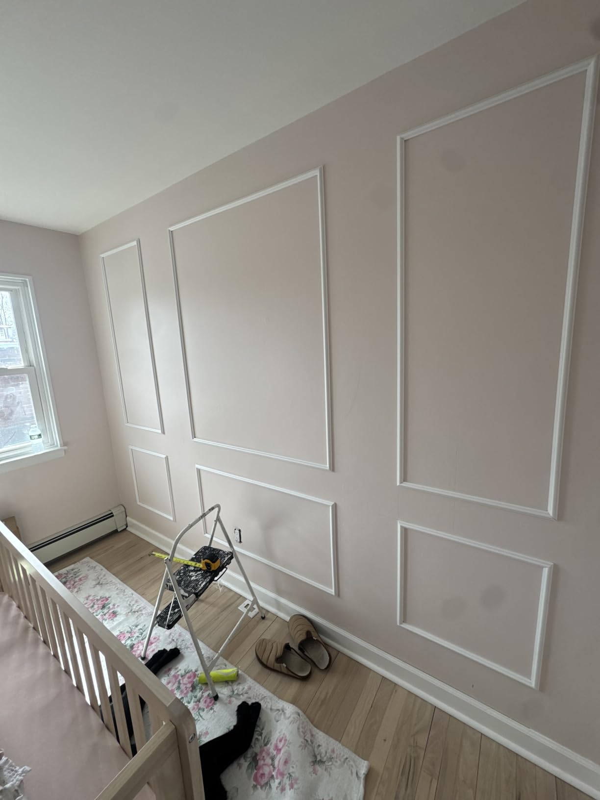 Accent Peel and Stick Wall Molding Kit Frame Pre Cut Moulding Panels (50