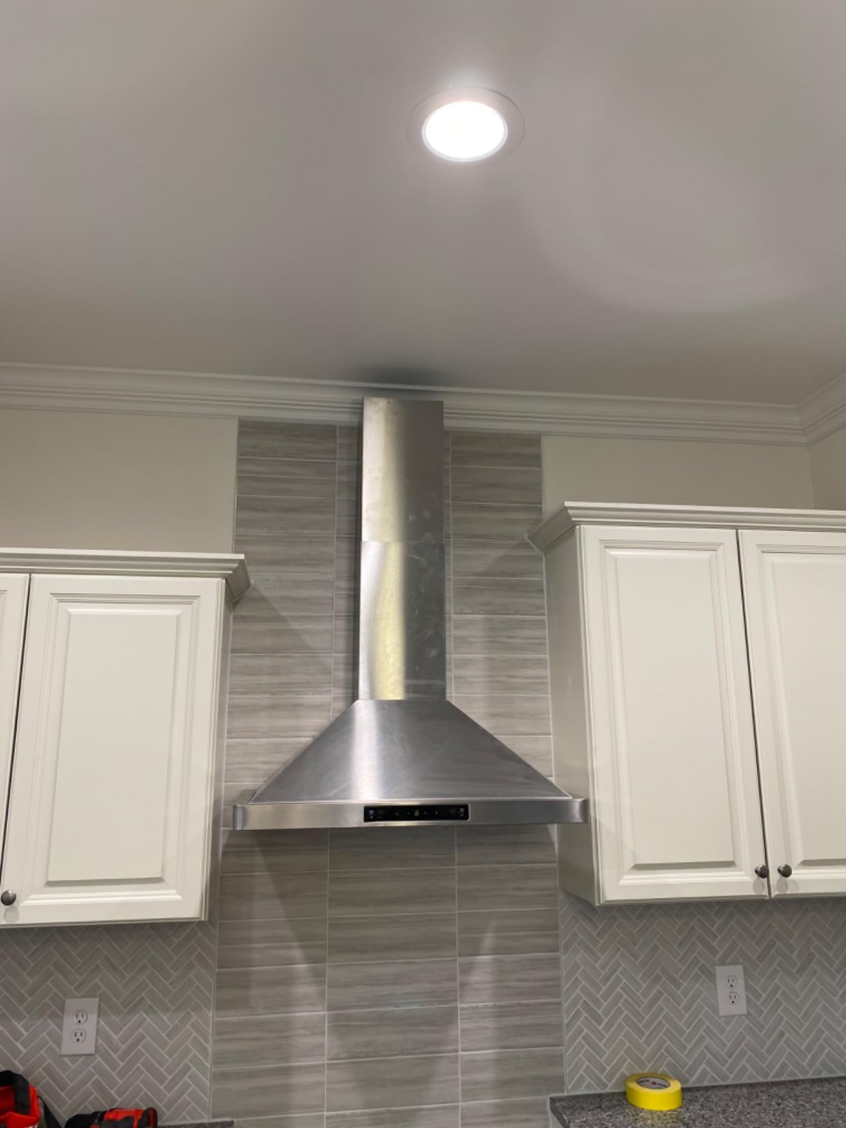 30 Inch Wall Mount Range Hood, Stainless Steel 800CFM DC Motor | 6-speed convertible ducted/ductless exhaust fan with durable stainless steel filters for kitchen ventilation customer photo 2