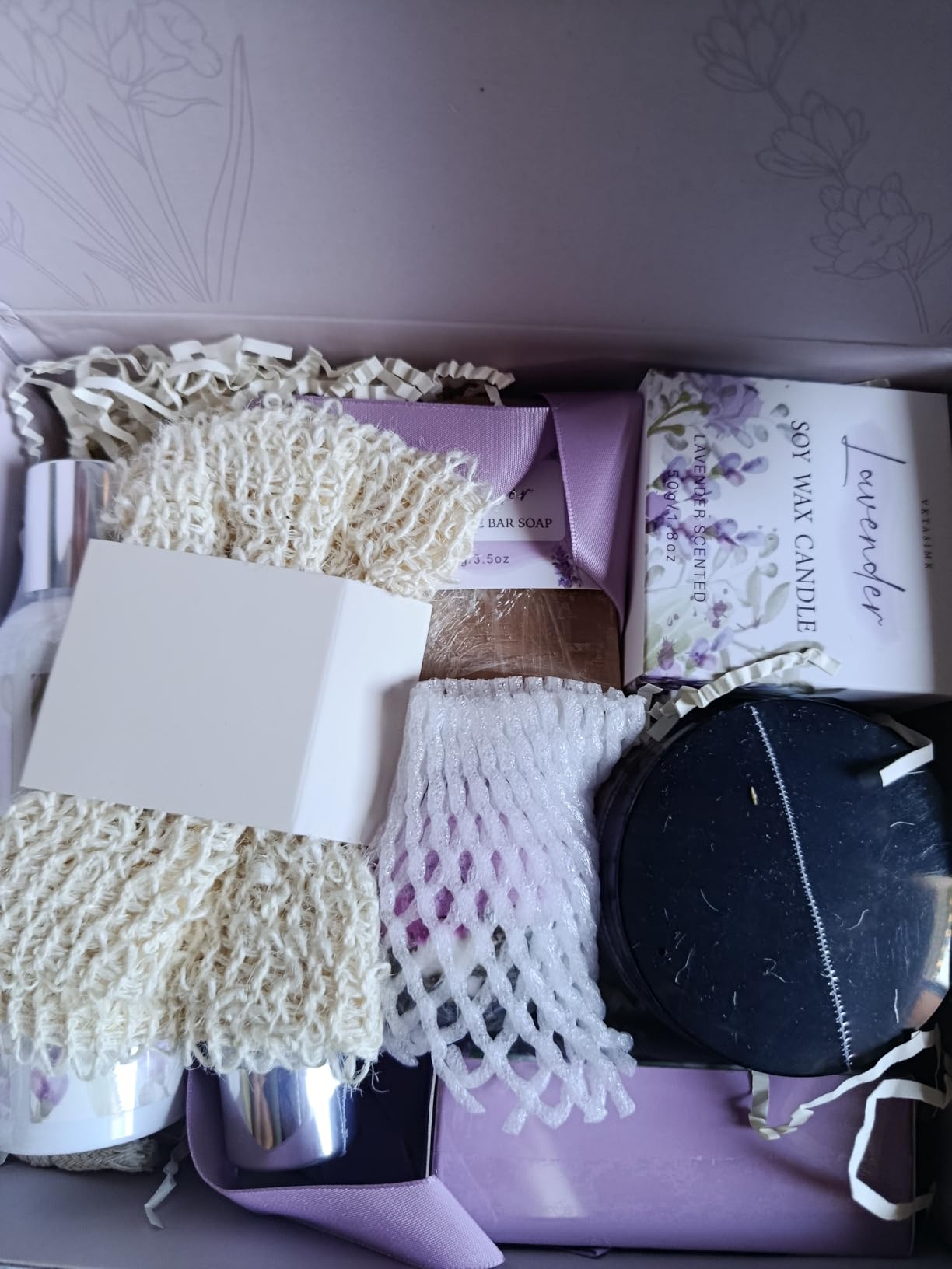 Gifts for Women Birthday Almond Milk & Honey Relaxing Home Spa Set | Christmas Mothers Day Gifts, Bath and Body Gift Set Self Care Package for Mom Sister Her Wife Grandma Girlfriend Friends customer photo 2
