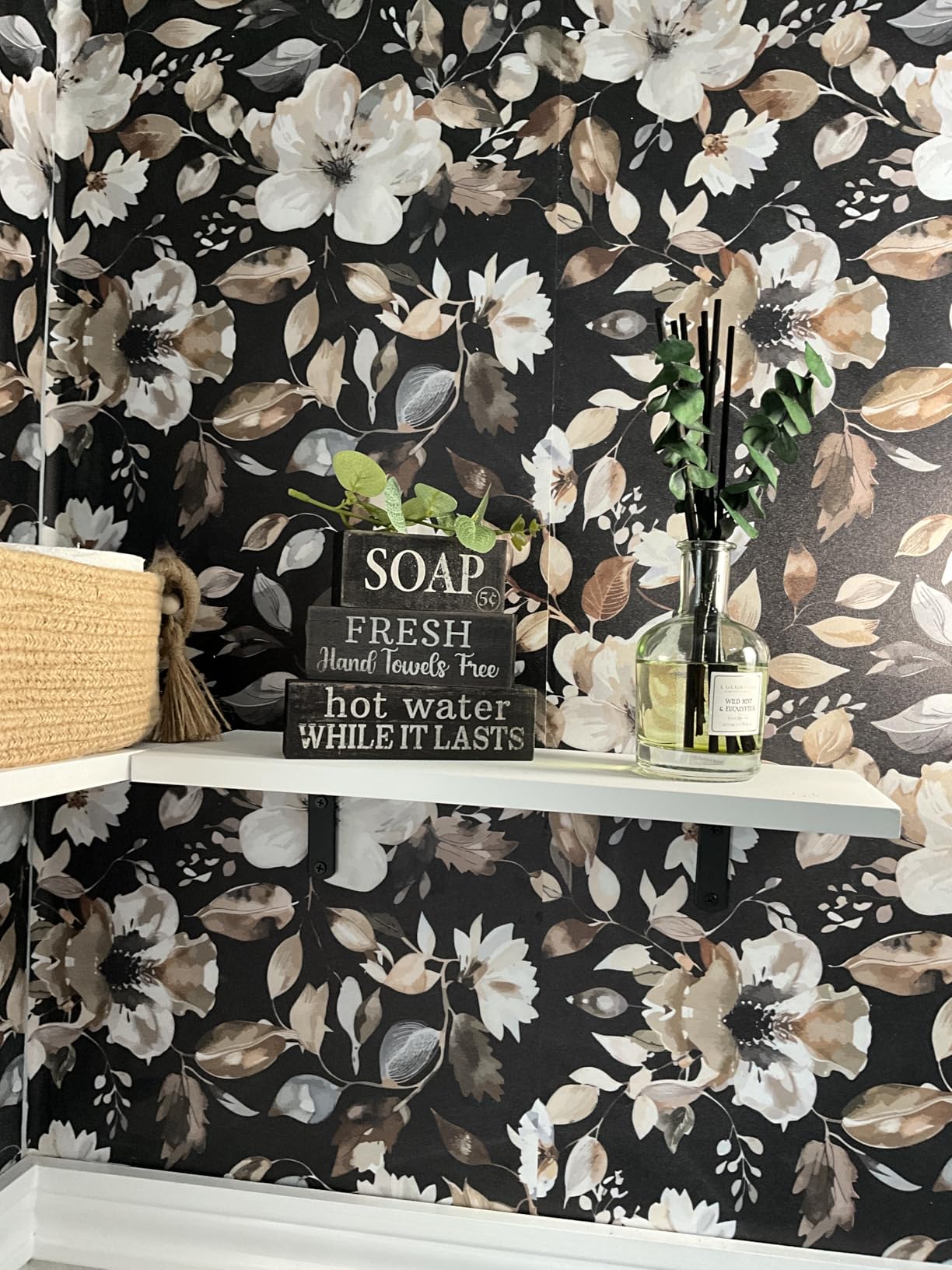 Lineshading 4 Pcs Lighthouse Coastal Decor Wooden Block Signs Rustic | Bathroom Tabletop Decoration for Home, Lighthouse Topper Tiered Display, Let Your Light Shine Phrase Wood Stacking Blocks customer photo 2