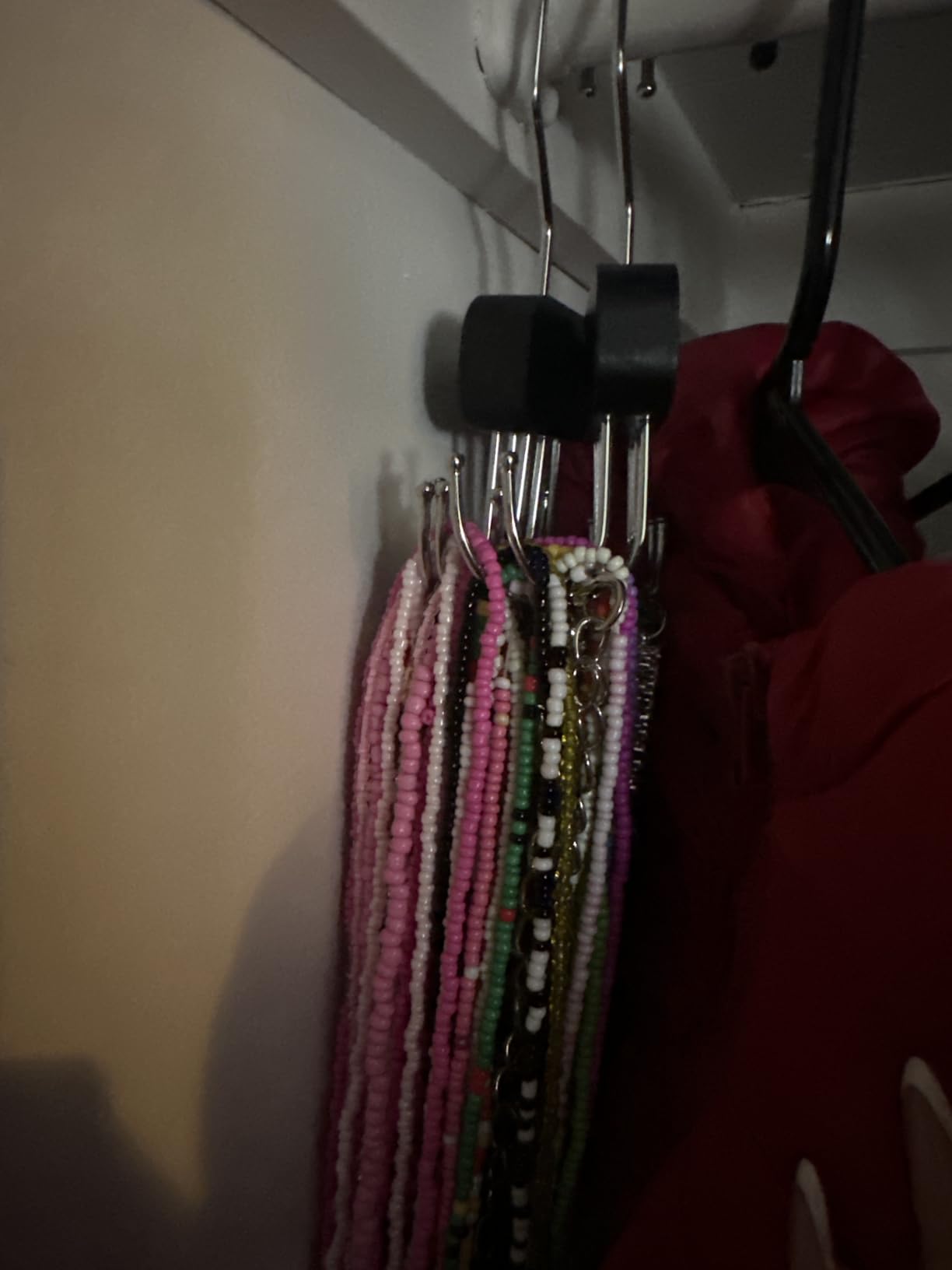 Belt Hanger for Closet Max 72 Belts, 3PCS Belt Organizer for Closet | 360° Rotating Tie Rack Hanger for Closet Tie Organizer for Closet Belt Holder for Closet for Belt, Tie, Tank Top, Bra, Scarf, Hat customer photo 2