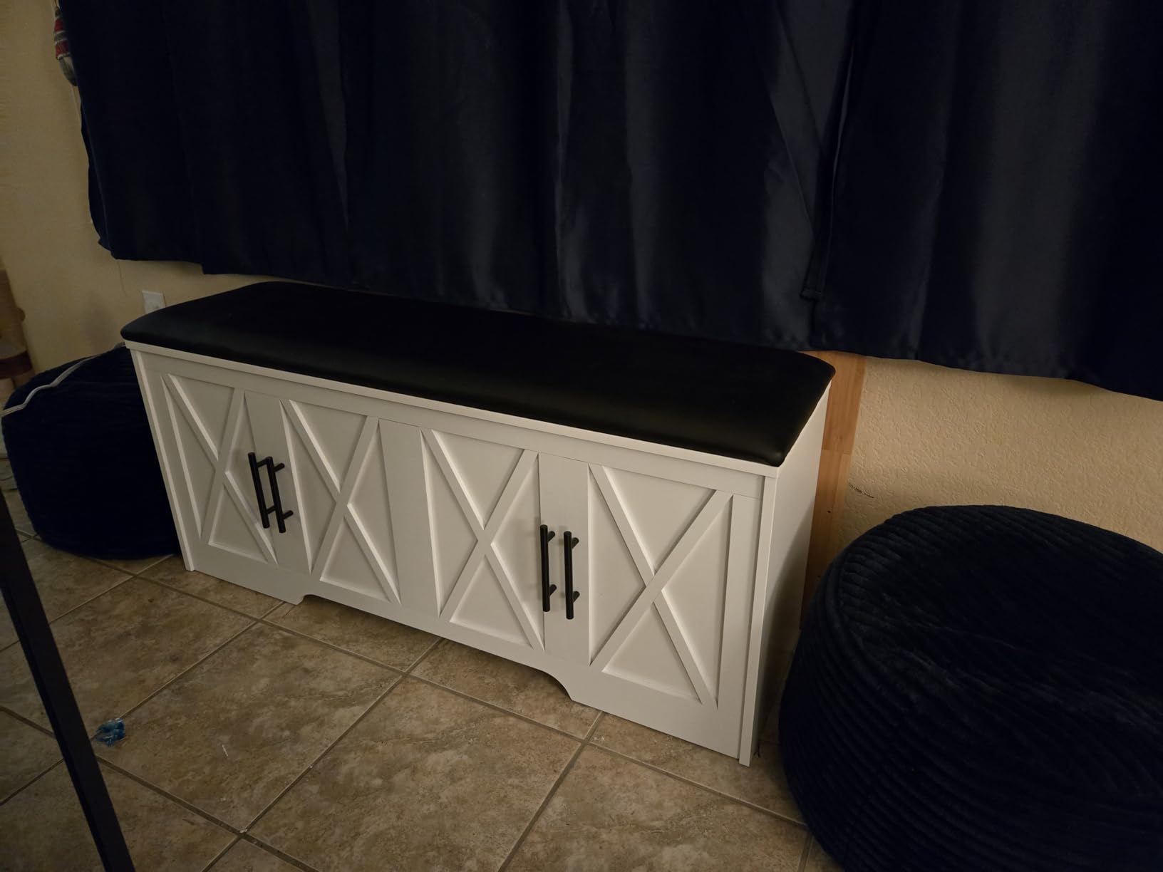 DreamDashio Storage Bench with Cushion, 47.2