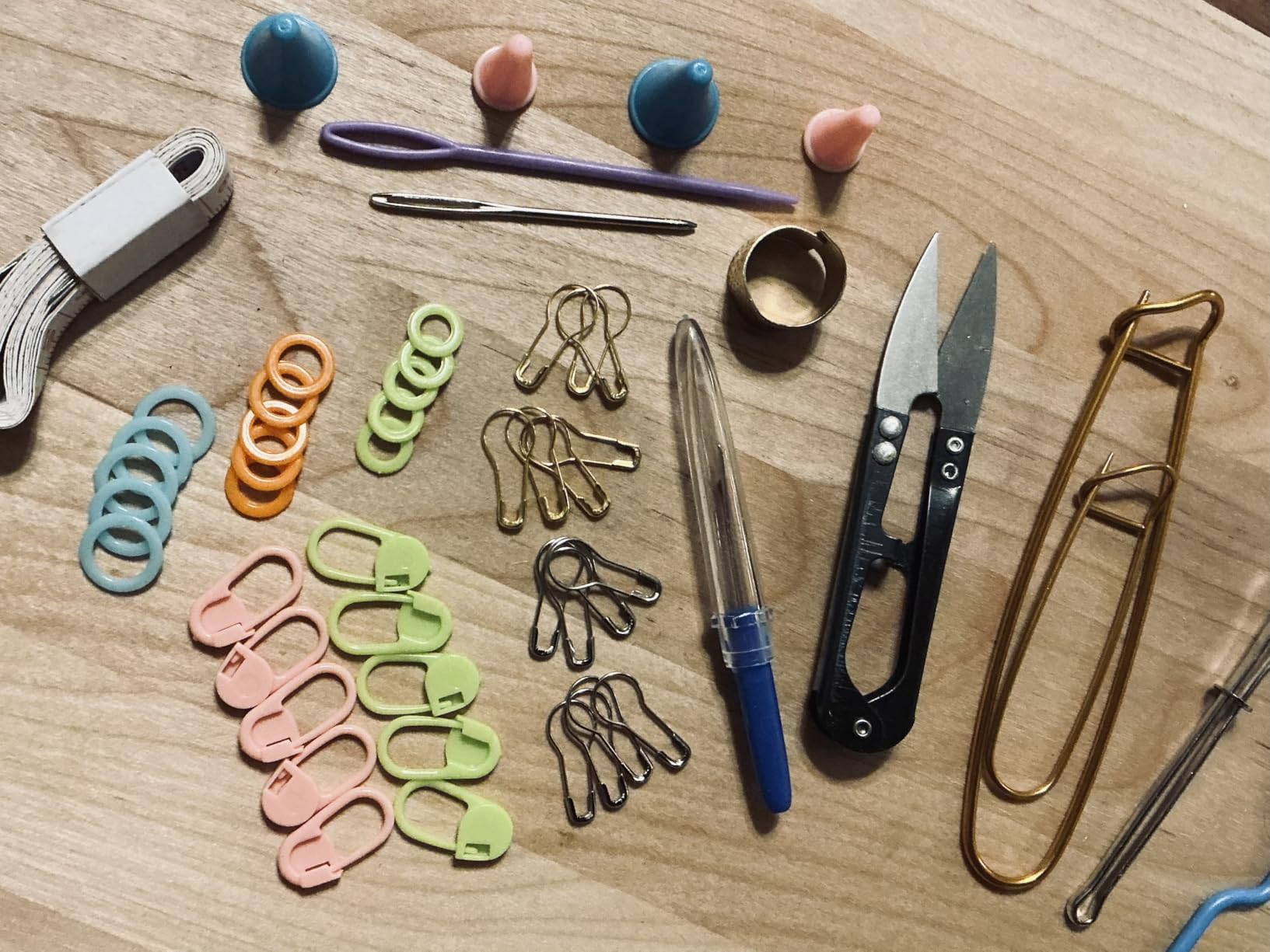 GKINIKG Knitting Tools Set with Storage Case, Knitting & Crochet Accessories for Sewing, Repair and DIY Craft Projects customer photo 1