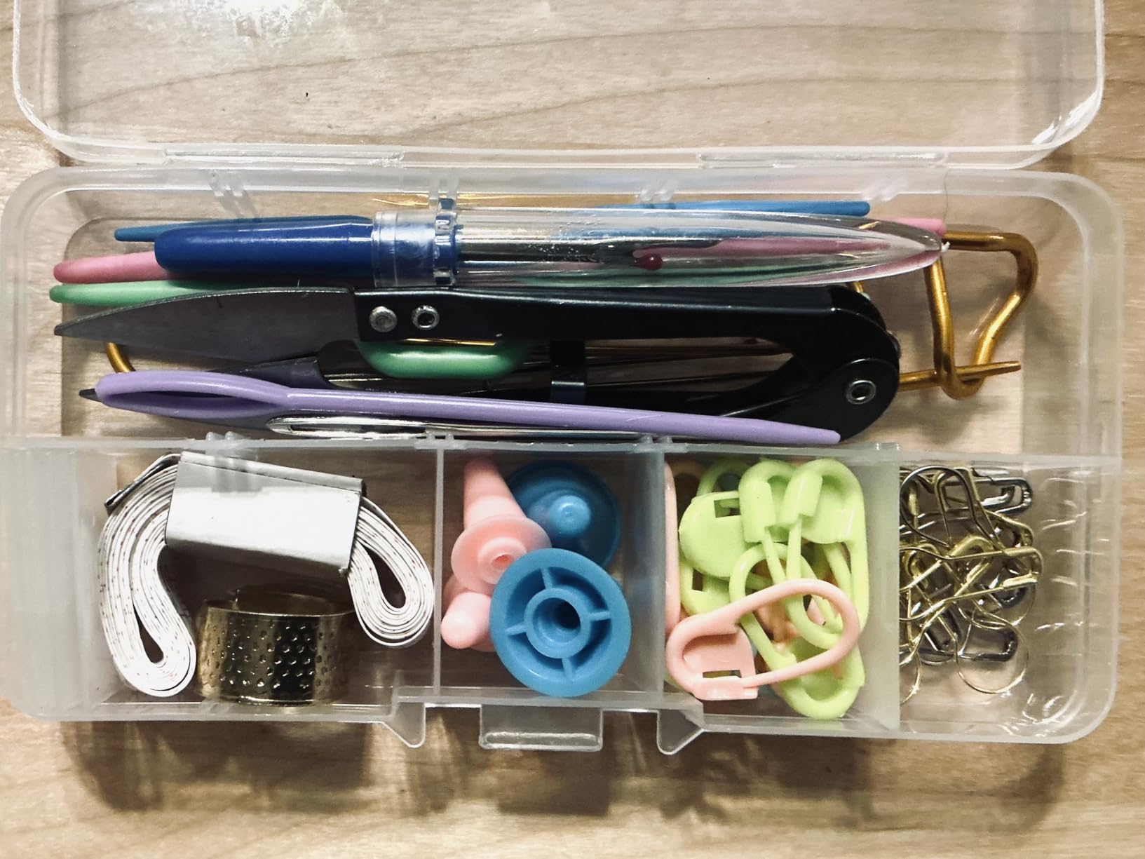 GKINIKG Knitting Tools Set with Storage Case, Knitting & Crochet Accessories for Sewing, Repair and DIY Craft Projects customer photo 2