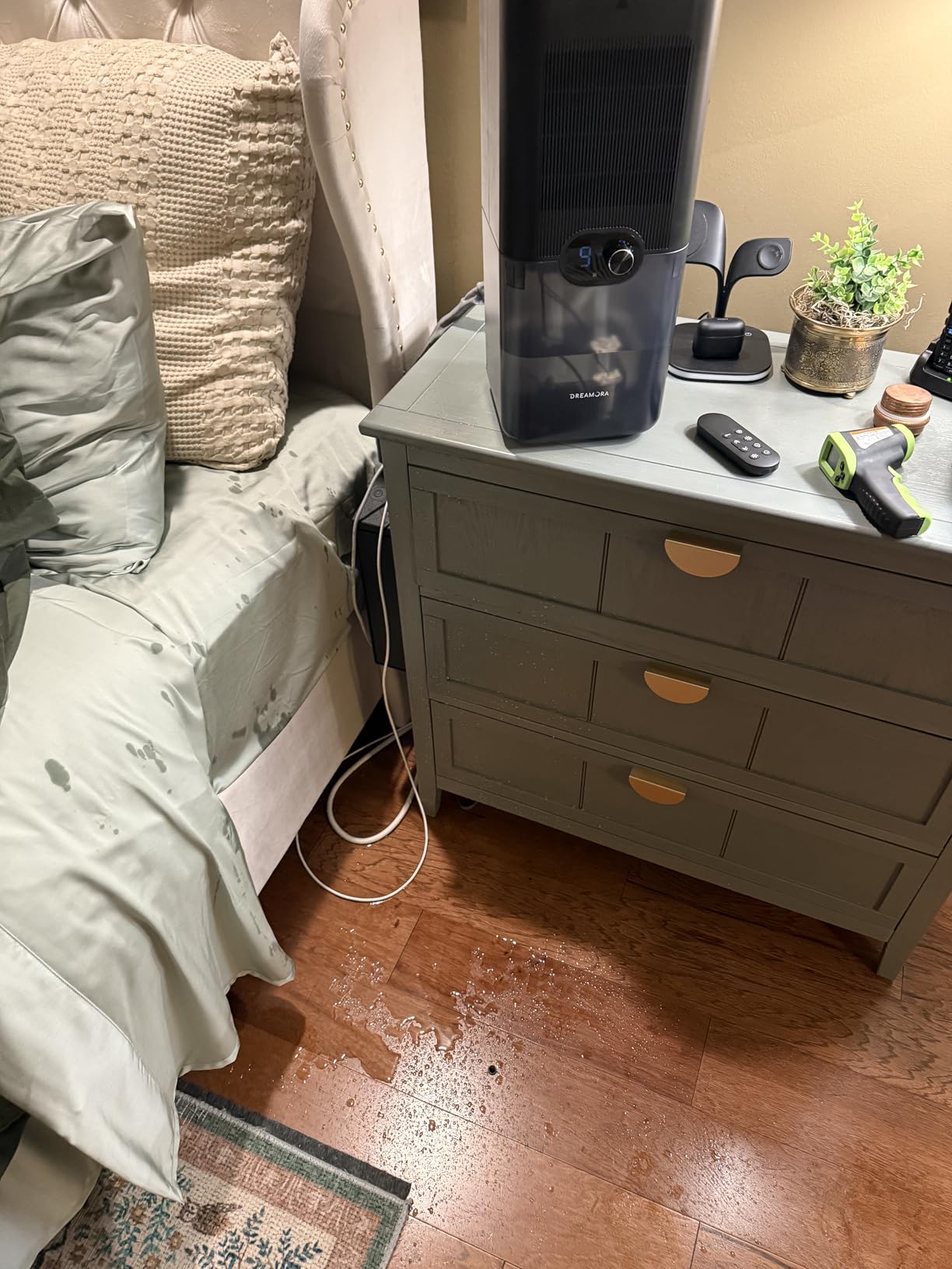 DREAMORA Luna Bed Cooling System for Hot Sleepers, Twin Size for 1 or 2 | Circulates chilled water via silicone tubes, reversible mesh/cushioned sides, remote control, cuts energy use up to 50% customer photo 2