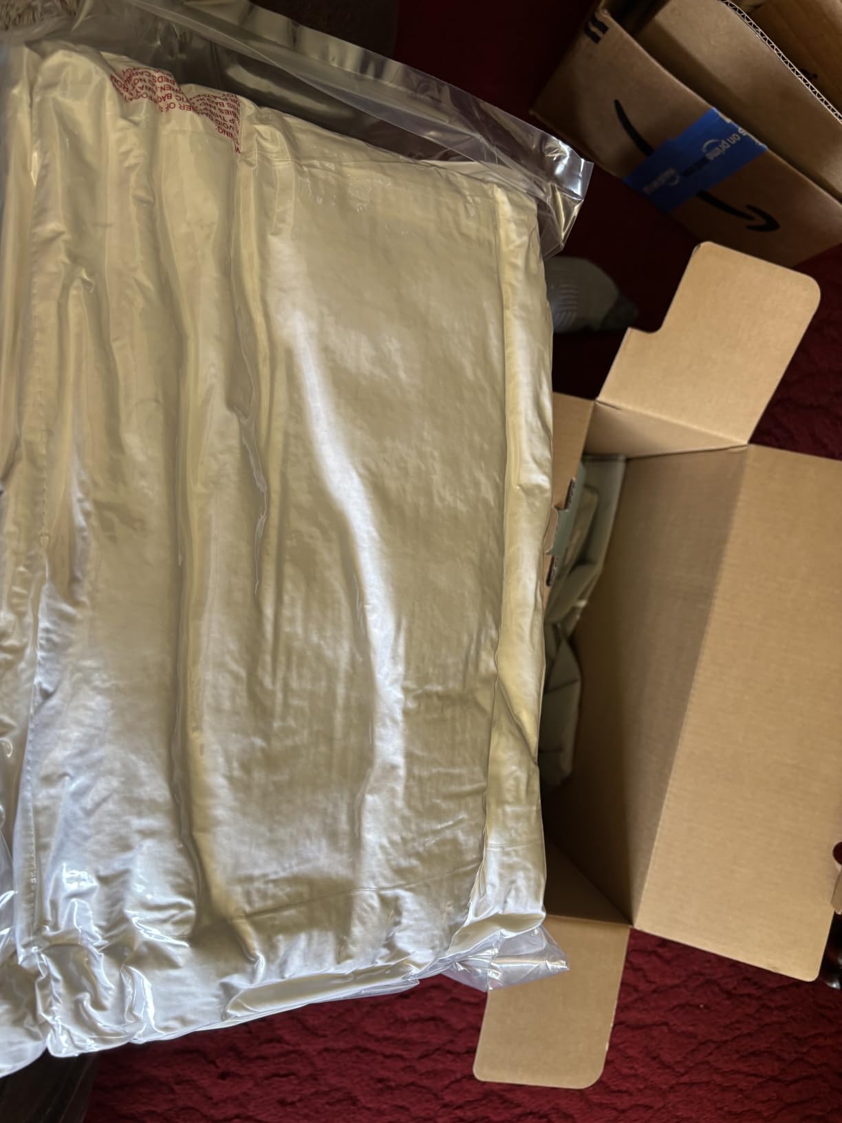 Martha Stewart Luxury White Goose Feather Down Fiber Comforter Queen Size | Hotel Collection 100% Cotton Cover Duvet Insert, Extra Warmth with 8 Corner Tabs, Breathable, Hypoallergenic, 90 x 90 Inch customer photo 1