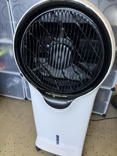 2000CFM Portable Evaporative Air Cooler for Indoor Use | 3-in-1 Function Swamp Cooler, 3 Speeds, 29ft/s Wind Speed, Cooling Fan that Blows Cold Air, 5.5L Water Tank, 2 Ice Packs customer photo 1