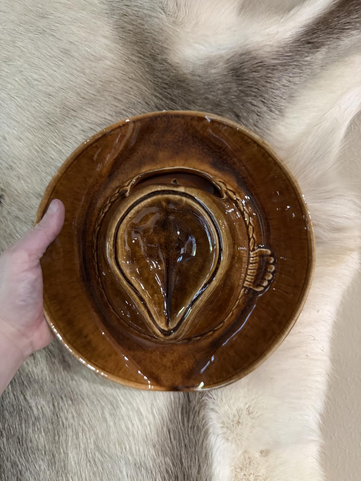 Cowboy Hat Vase for Wall | Large Size 11.8