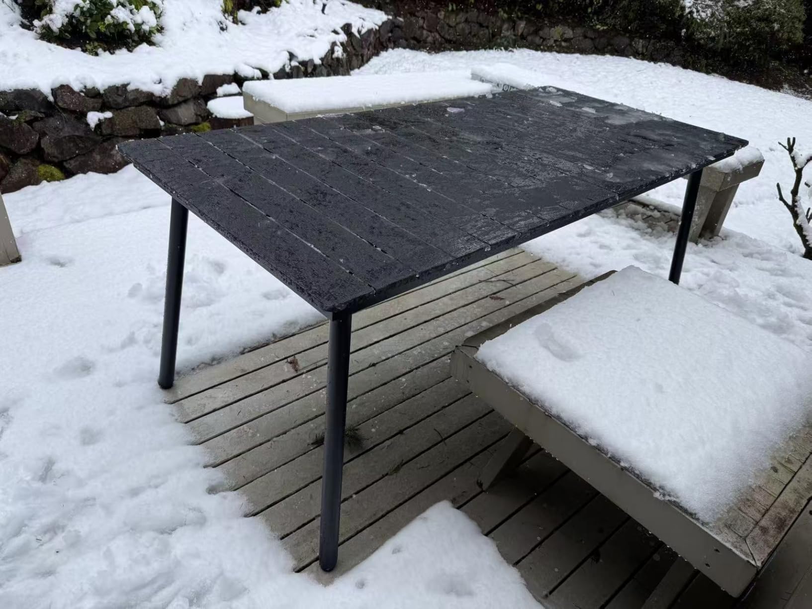 Pellebant Aluminum Outdoor Dining Table for 8-10 Person | 94