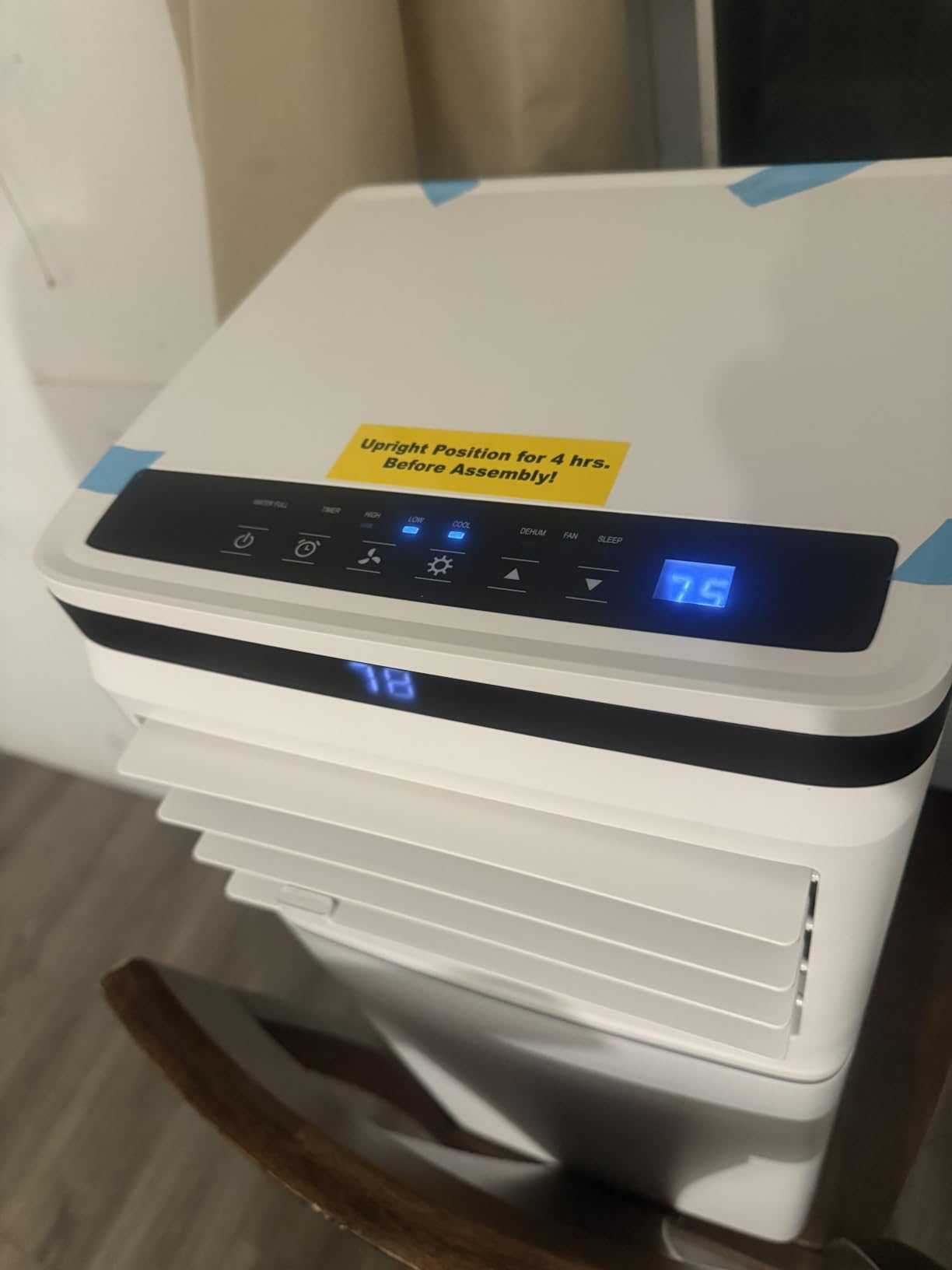Electactic 8000 BTU Portable Air Conditioner for Bedroom, Quiet 4-in-1 Portable AC Unit with Cooling, Dehumidifier & Fan Modes, Sleep Mode, Remote Control & 24H Timer customer photo 1