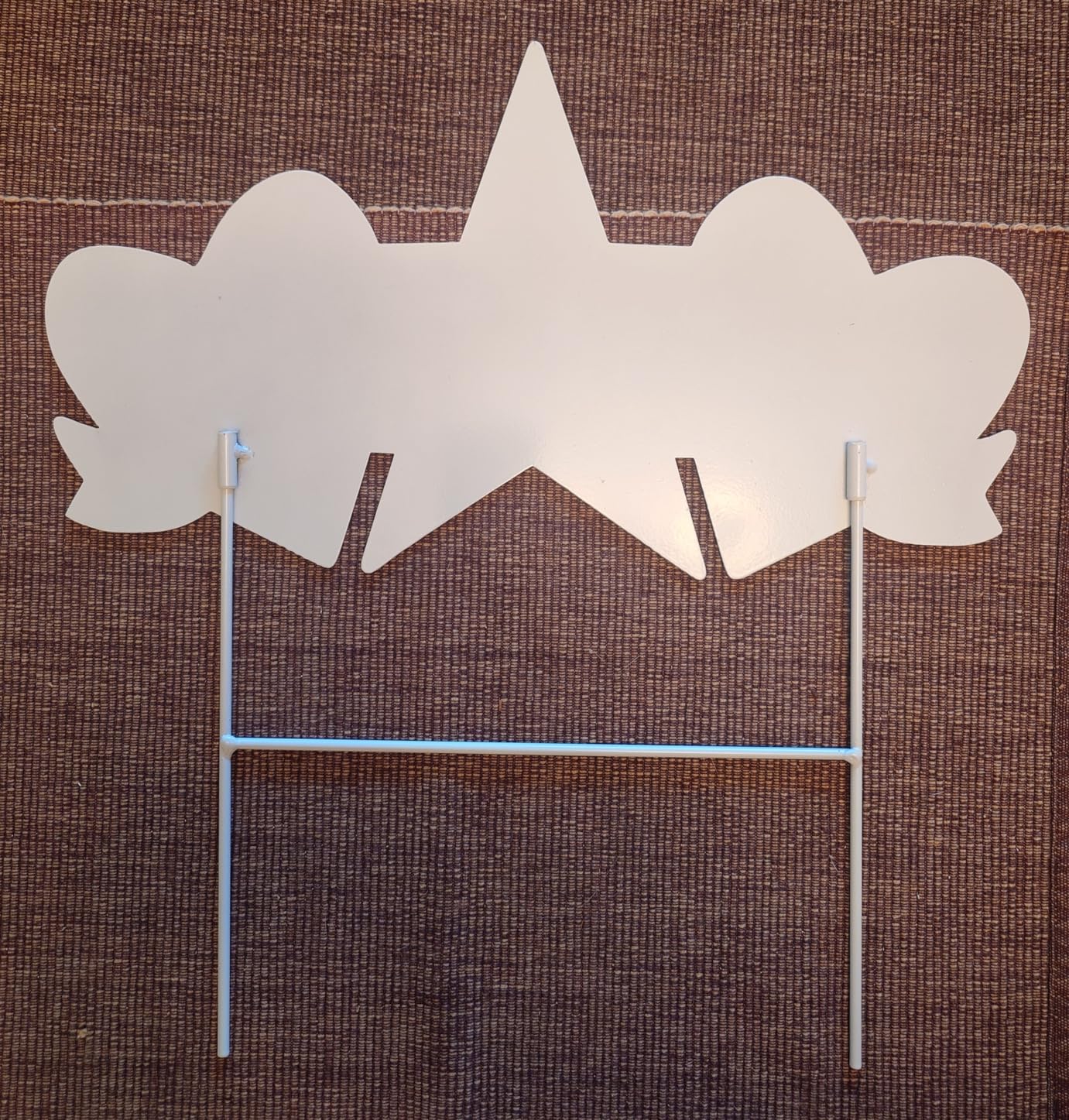 Yookeer 4th of July Decorations Outdoor Metal Patriotic Sign with Stakes | Independence Day Red White Blue Star Welcome Decorative for Garden Yard Outside Porch Patio Lawn Path customer photo 2