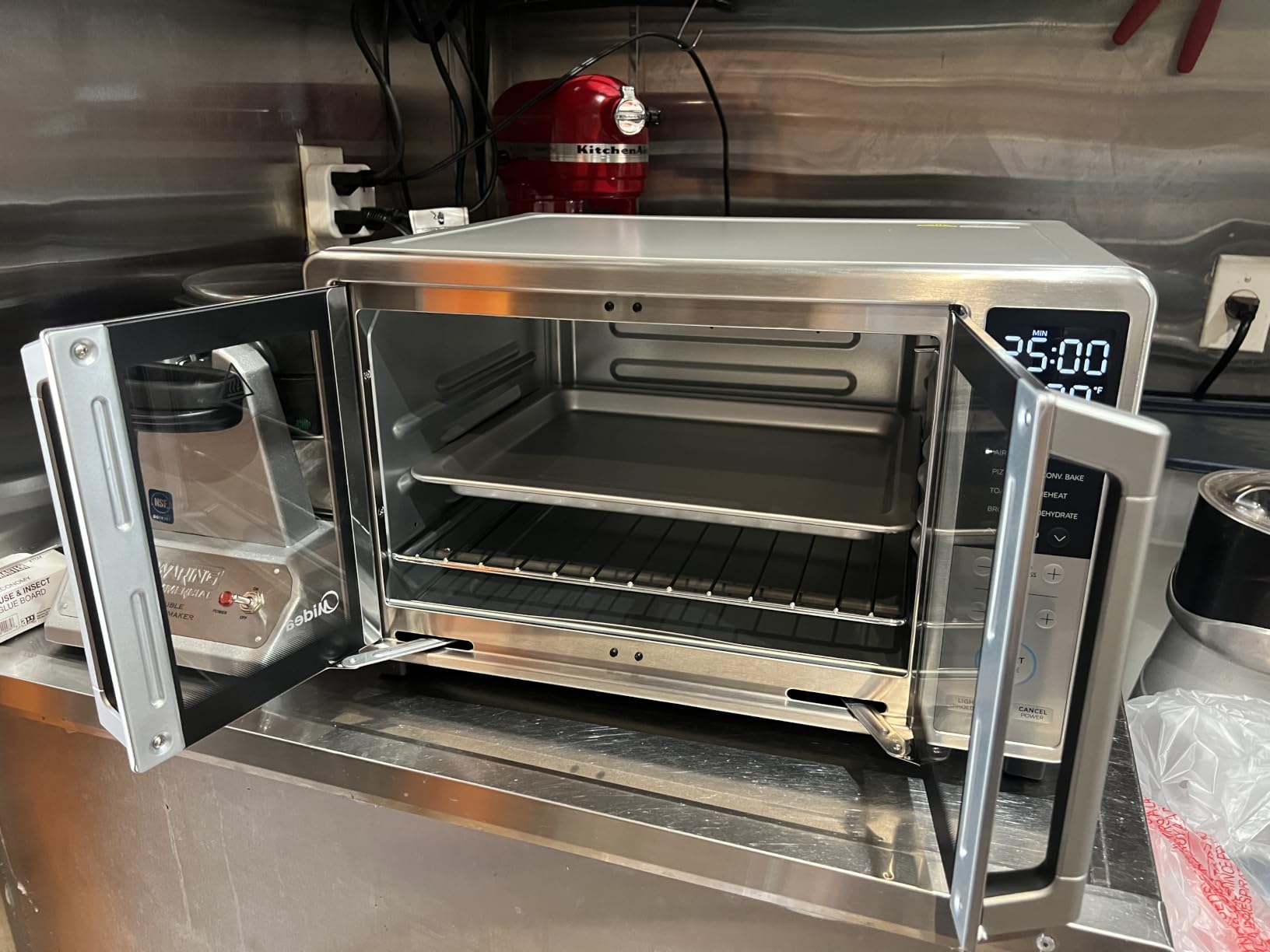 Midea Flexify Slim 8-in-1 French Door Toaster Oven Air Fryer Combo, 25QT | Compact Countertop Oven with Infrared SpeedHeat, Stainless Steel customer photo 1
