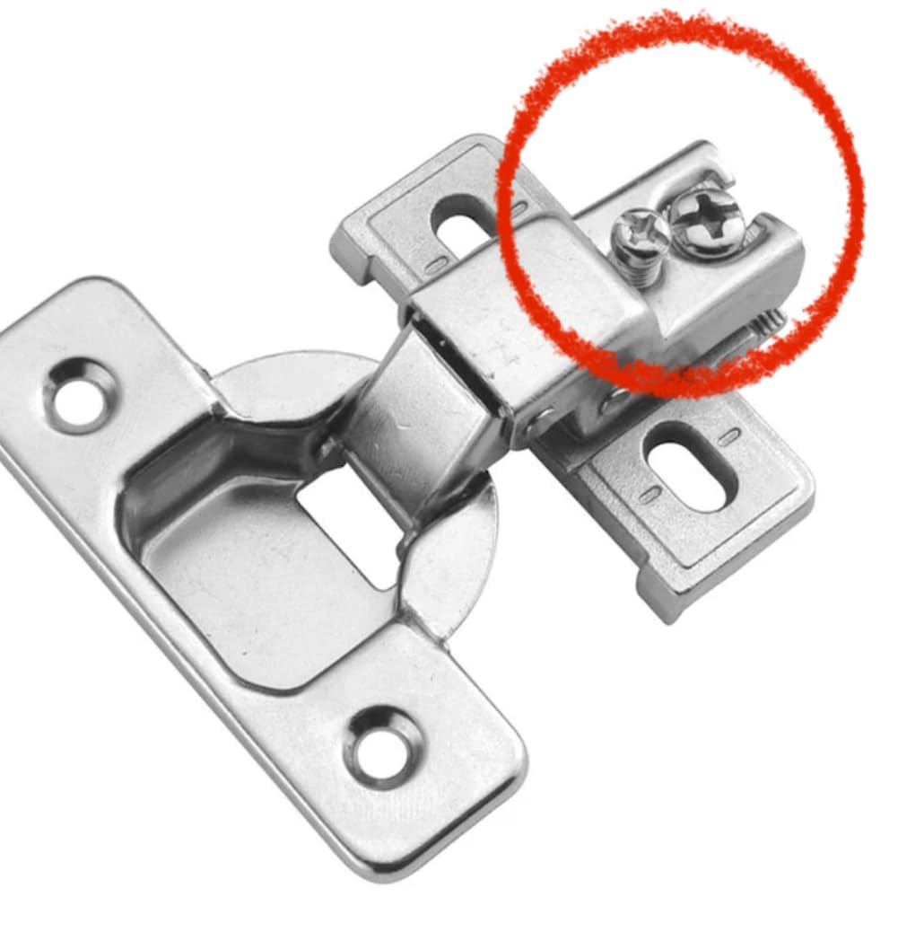 20 Pack Soft Close Inset Cabinet Door Hinges for European/Frameless Cabinet, 105 Degree Opening Angel, Stainless Concealed Kitchen Cabinet Hinges with Mounting Screws, Manual and Door Bumpers customer photo 1