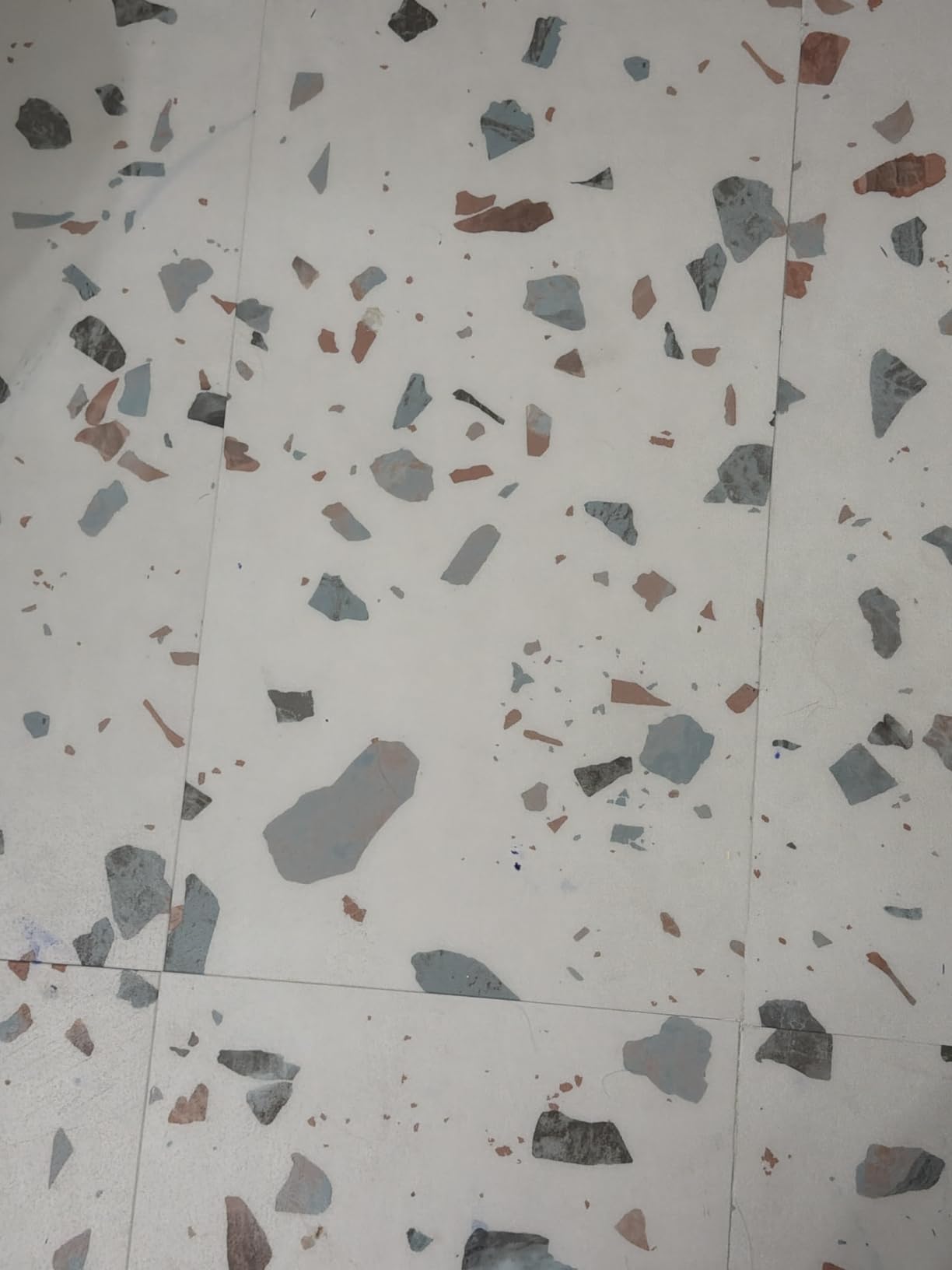 Luxury Vinyl Tile Flooring, 22 Mil Wear Layer, Colada Concrete Terrazzo 12
