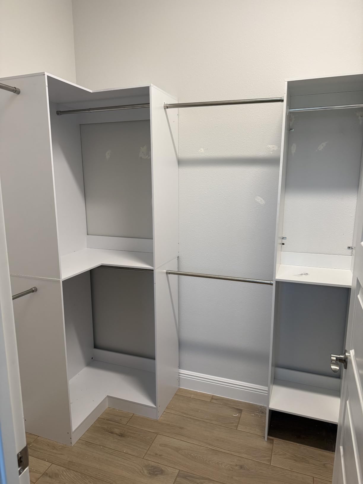 SONGMICS Closet System, Customizable Walk-In Closet Organizer System | Fits Spaces 5.8-9.6 ft with Adjustable Hanging Rods and Drawers, White, CUSTOS Collection URGR040WZ01S customer photo 1