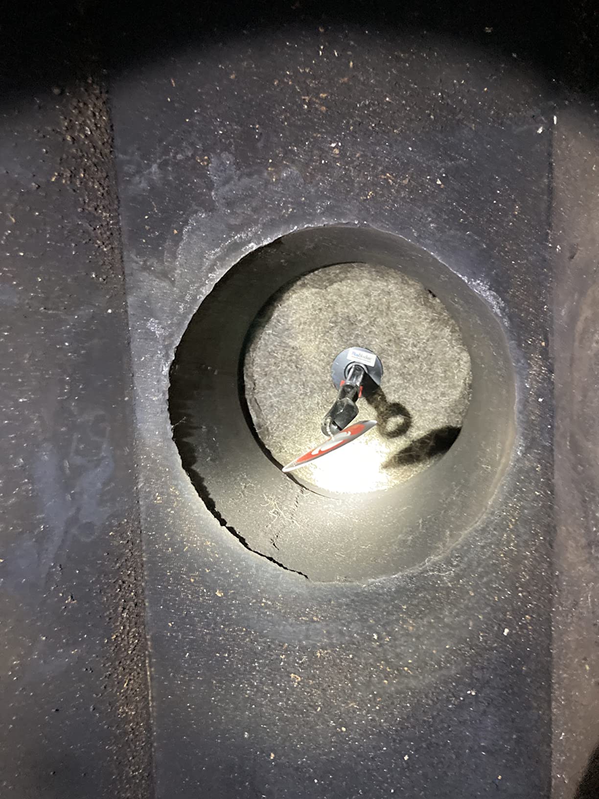 Flueblocker Plug for 8-9 Inch Round Chimney Flue - Fireplace Draft Stopper customer photo 2