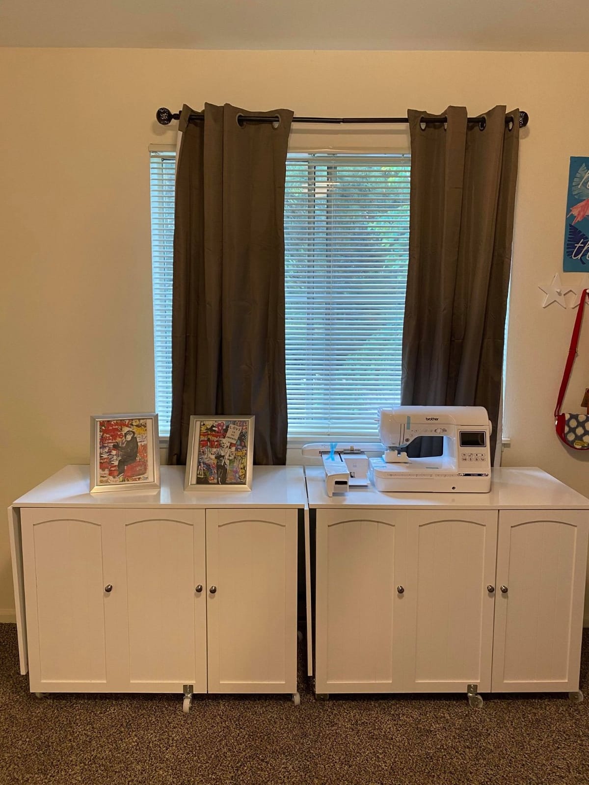 Giantex Folding Sewing Table 62.5