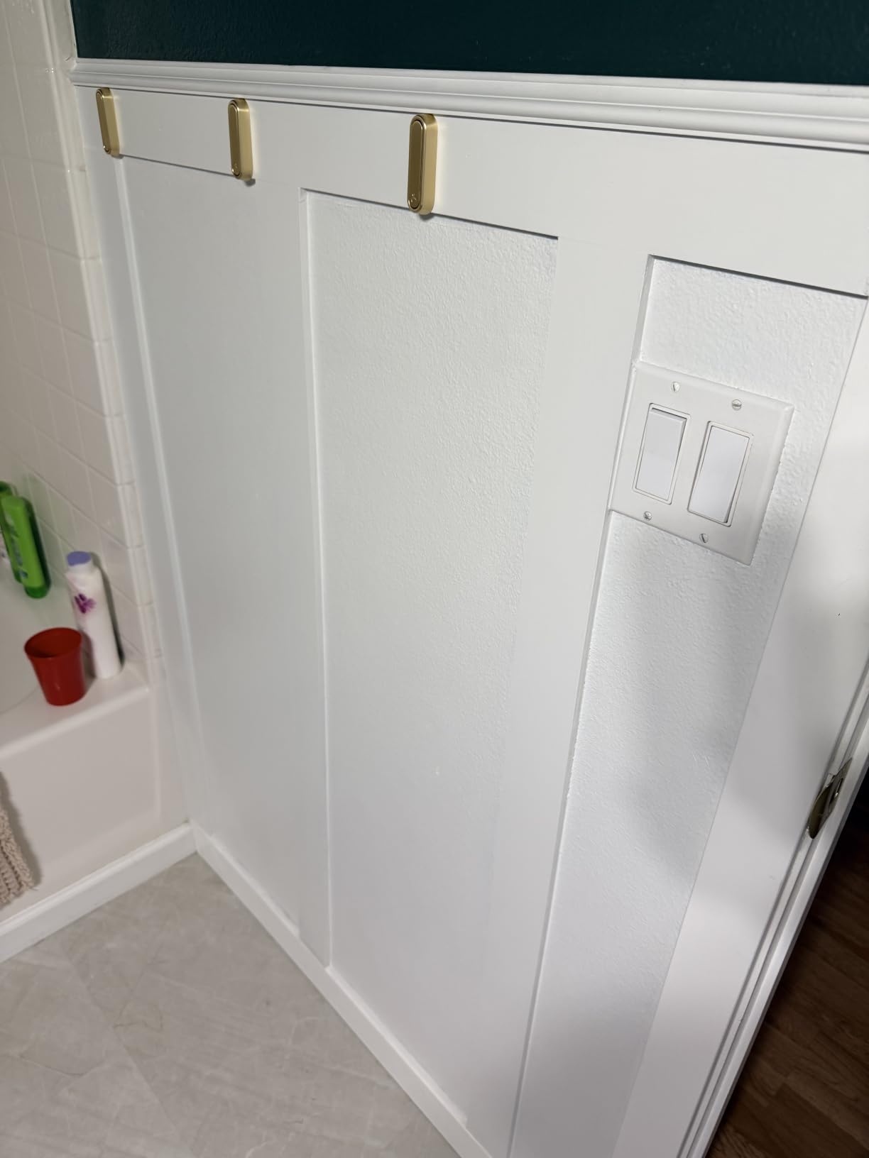 189x54 in Premade Board and Batten Wainscoting Kit | Molding Trim Slat with Edge Strip MDF Paintable Accent Wall Panels for Kitchen Bedroom Living Room Home Decor Covers customer photo 1