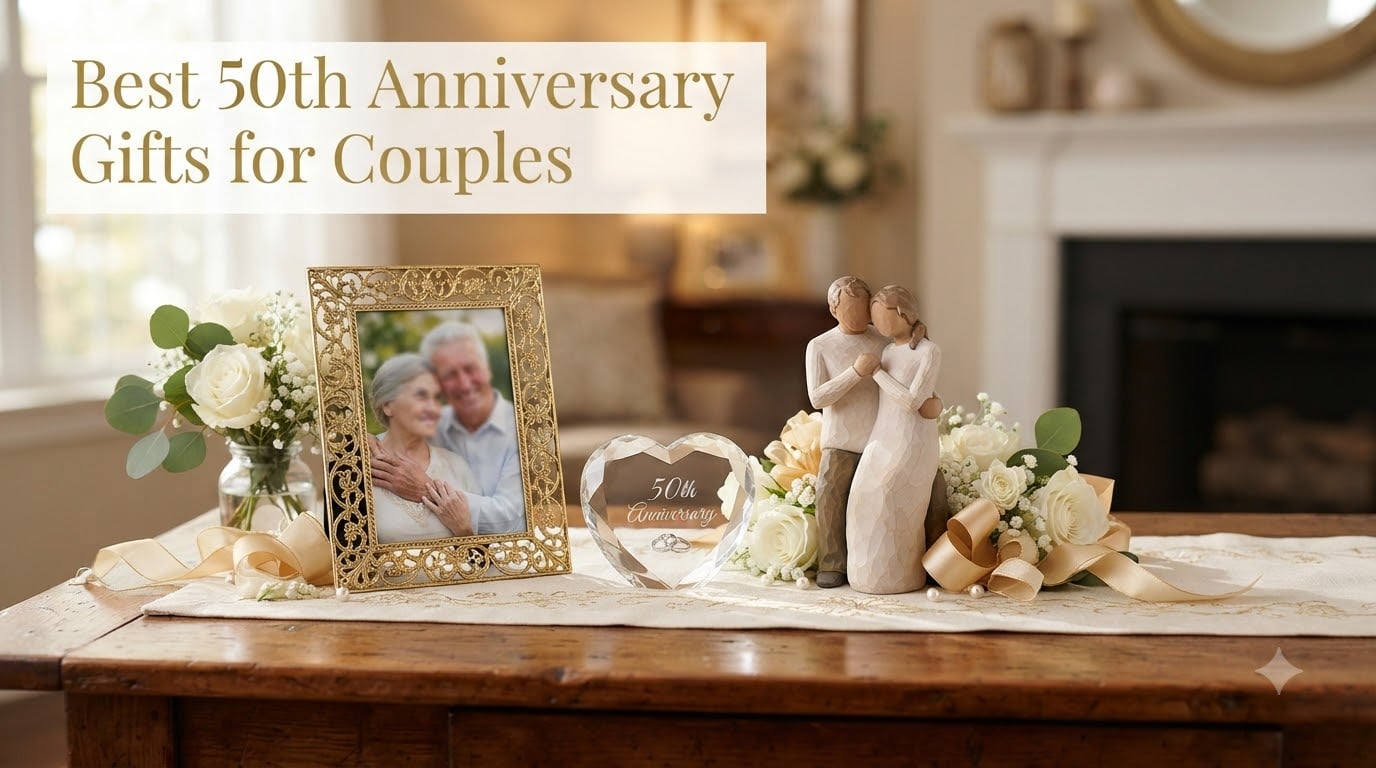 Best 50th Anniversary Gifts for Couples