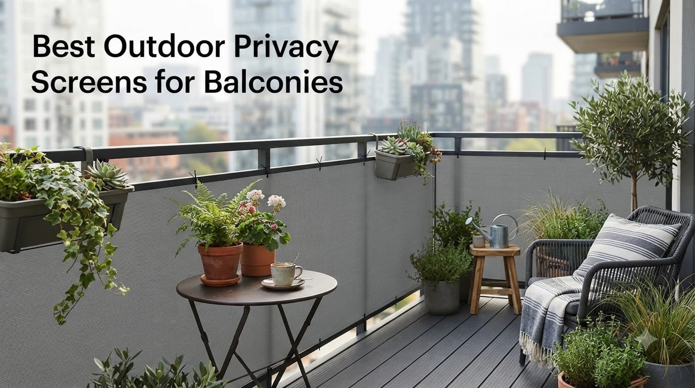 Best Outdoor Privacy Screens for Balconies