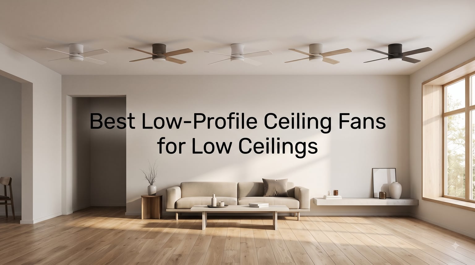 Best Low-Profile Ceiling Fans for Low Ceilings