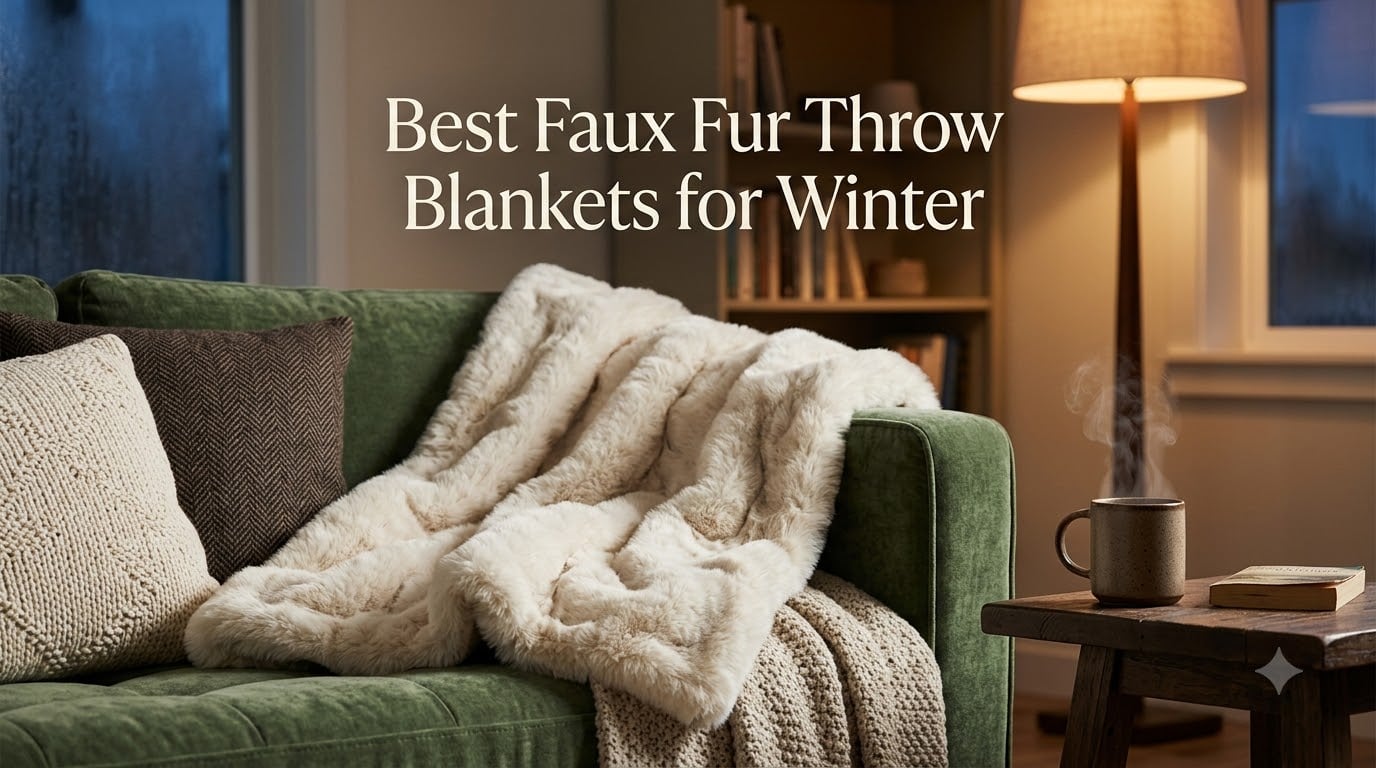 Best Faux Fur Throw Blankets for Winter