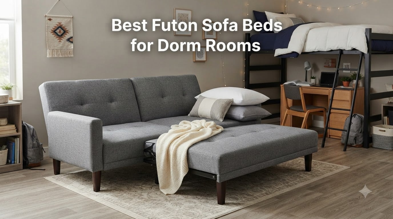 Best Futon Sofa Beds for Dorm Rooms