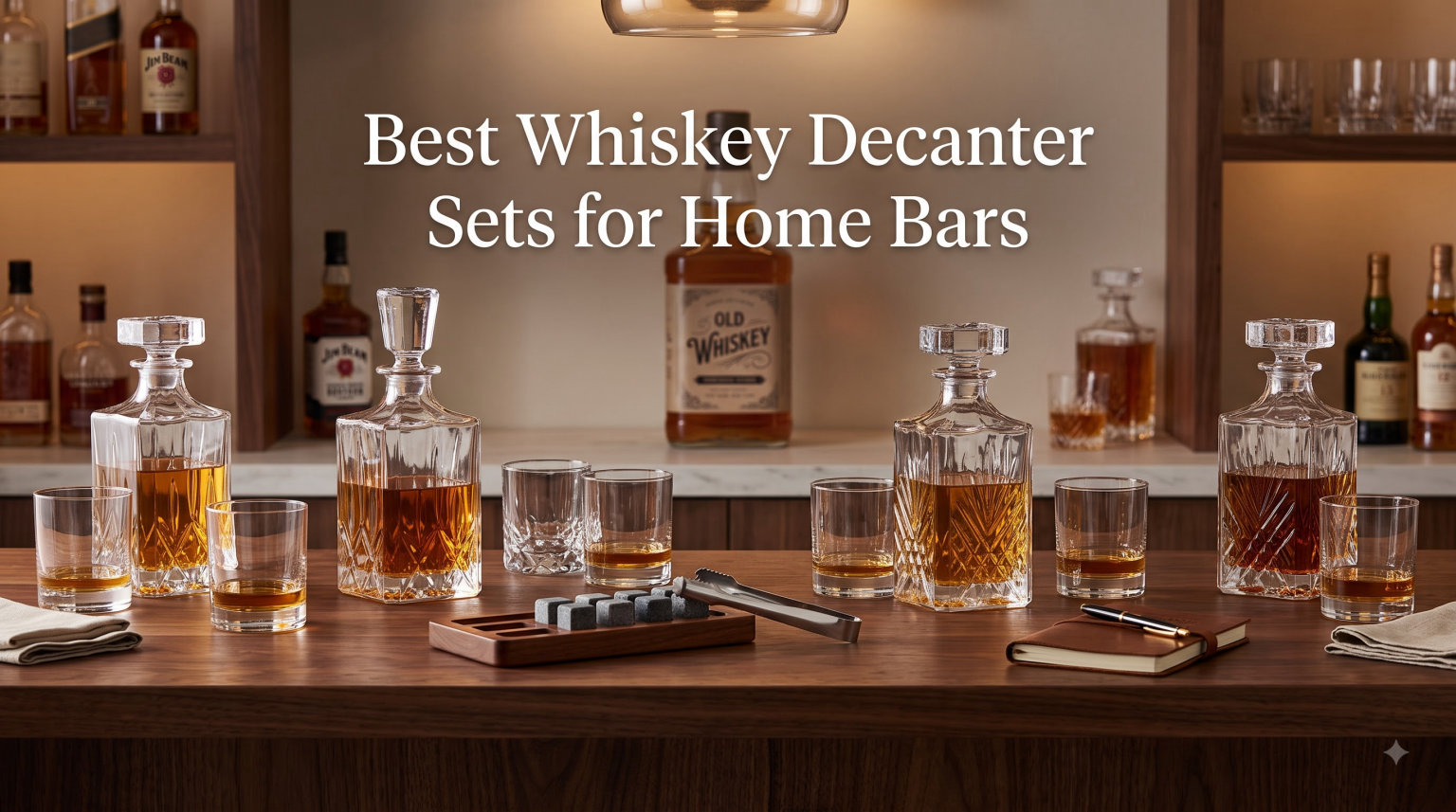 Best Whiskey Decanter Sets for Home Bars