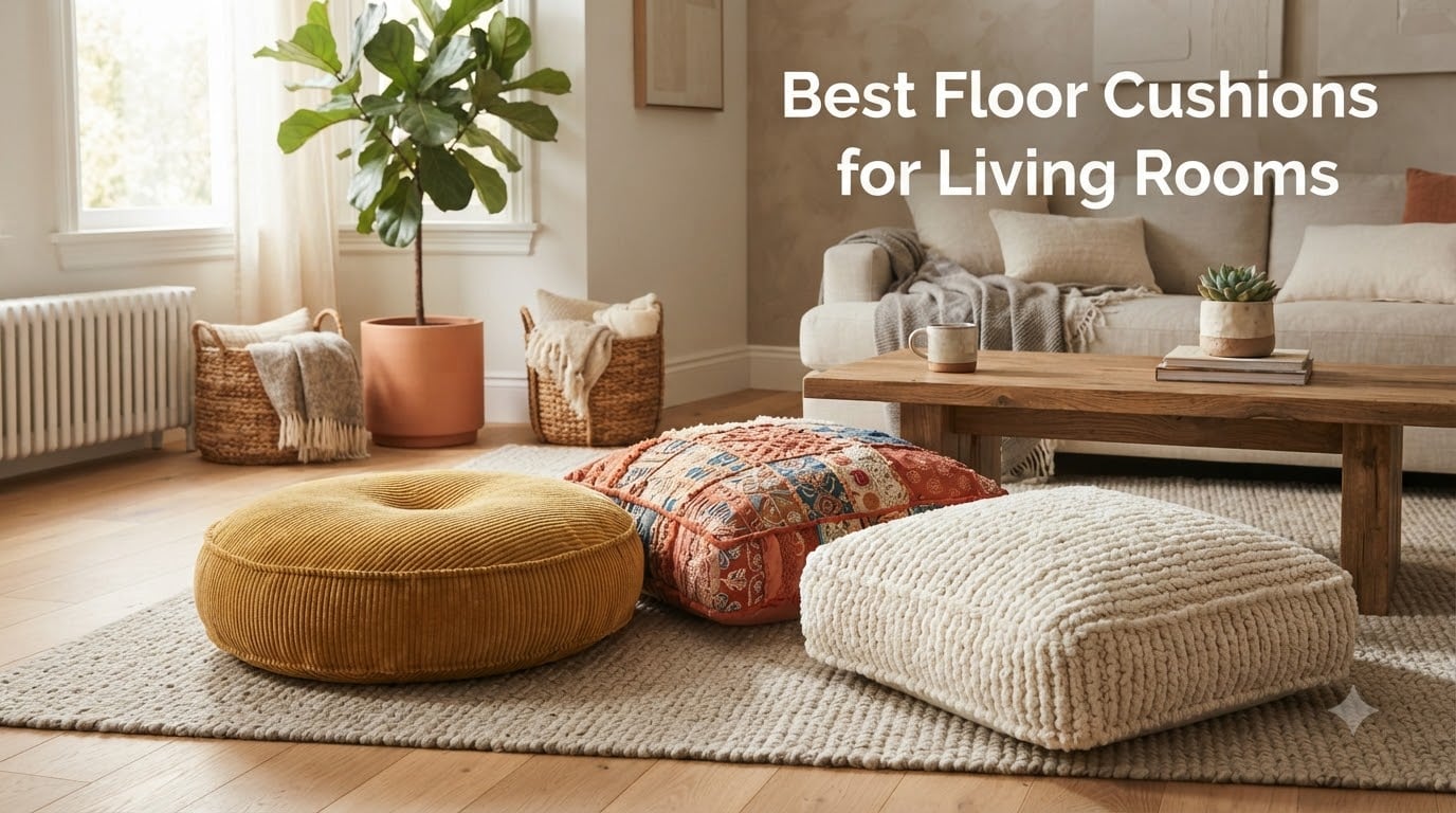 Best Floor Cushions for Living Rooms