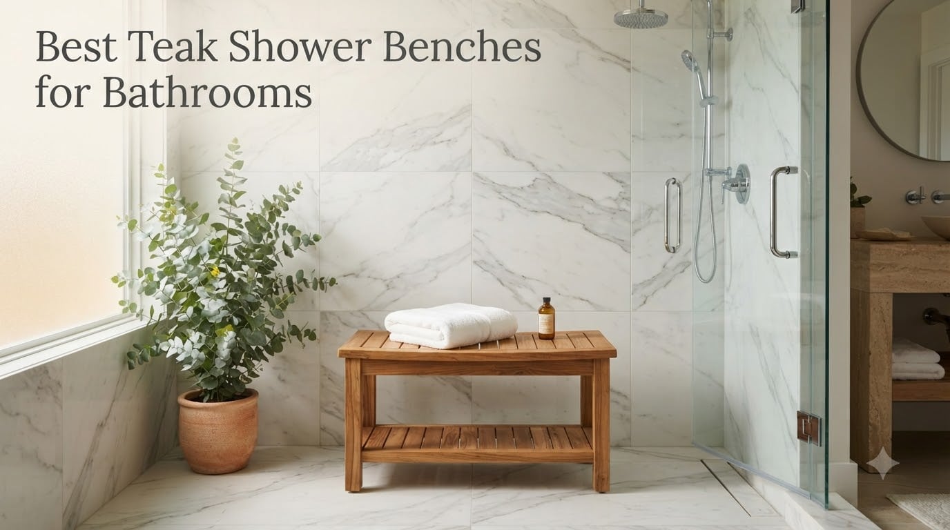 Best Teak Shower Benches for Bathrooms