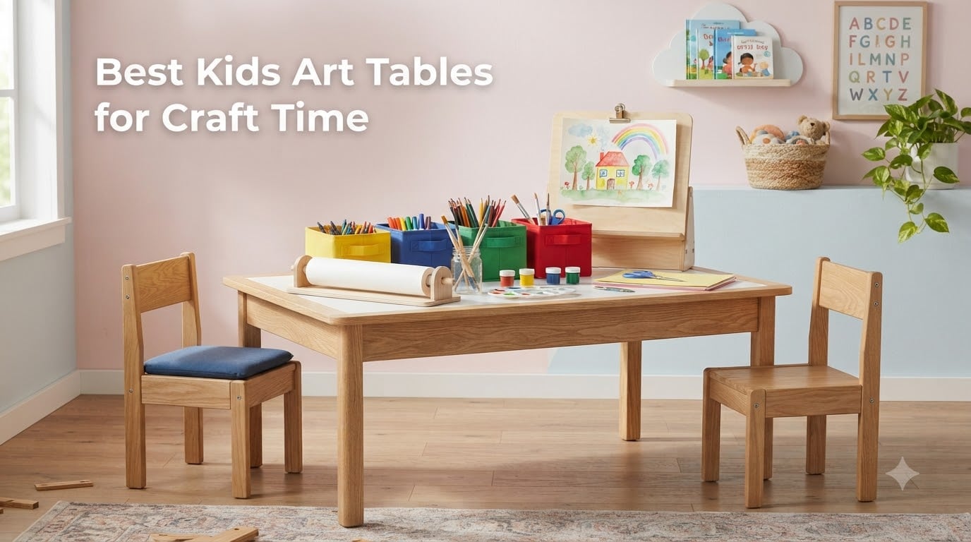 Best Kids Art Tables for Craft Time