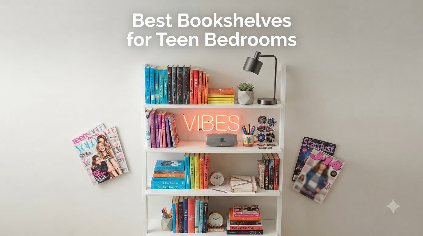 Best Bookshelves for Teen Bedrooms