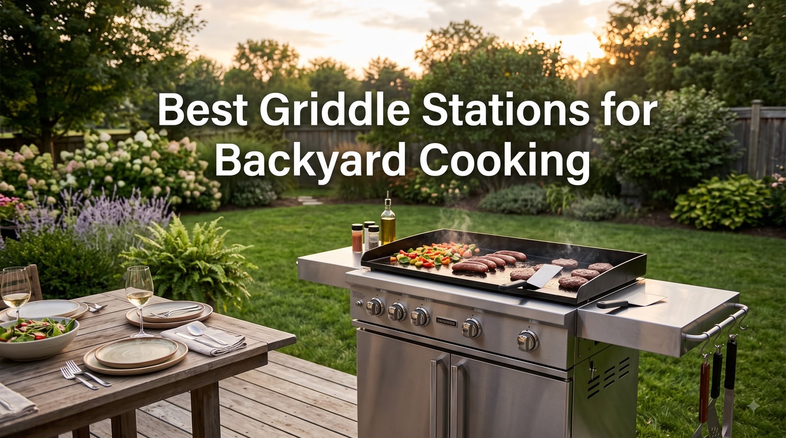 Best Griddle Stations for Backyard Cooking