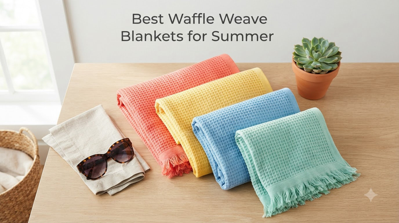 Best Waffle Weave Blankets for Summer
