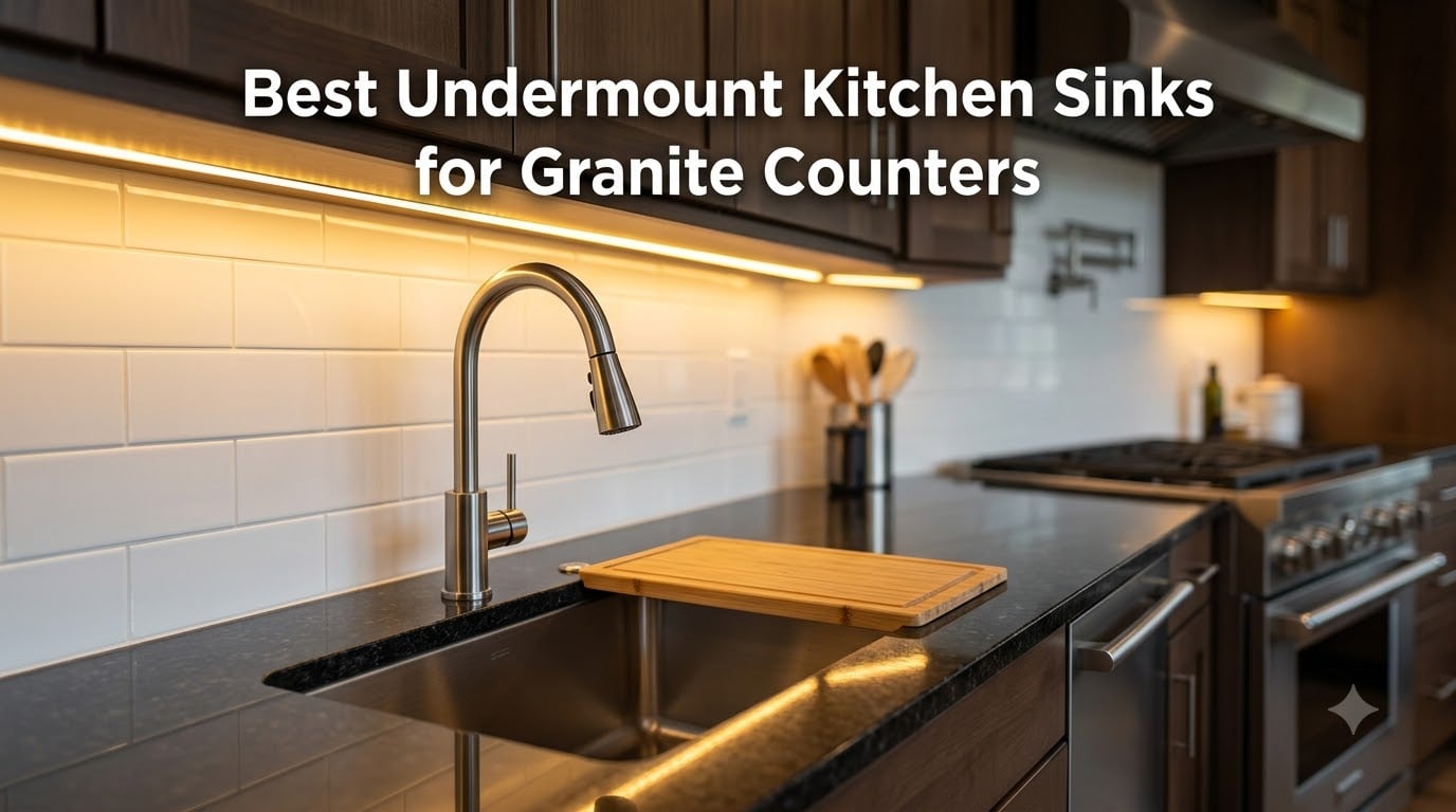 Best Undermount Kitchen Sinks for Granite Counters