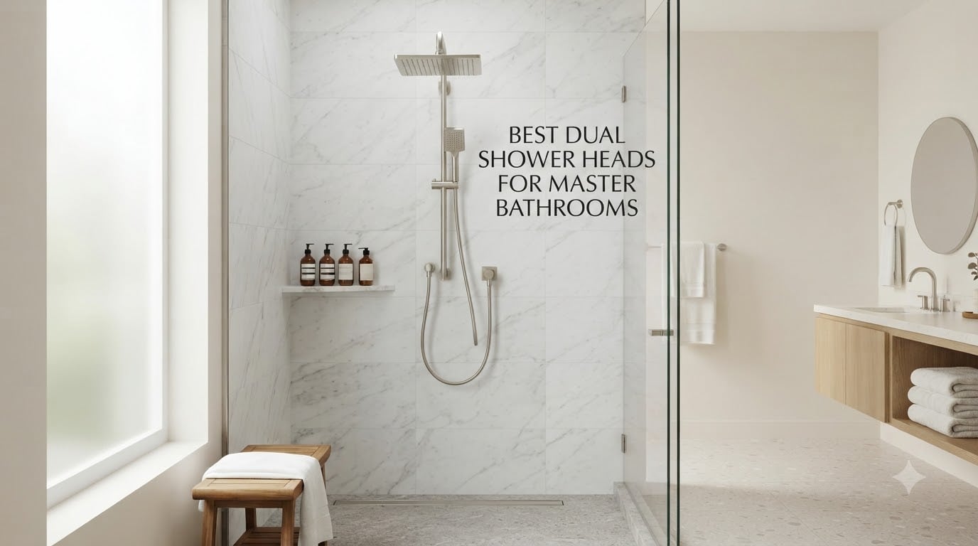 Best Dual Shower Heads for Master Bathrooms